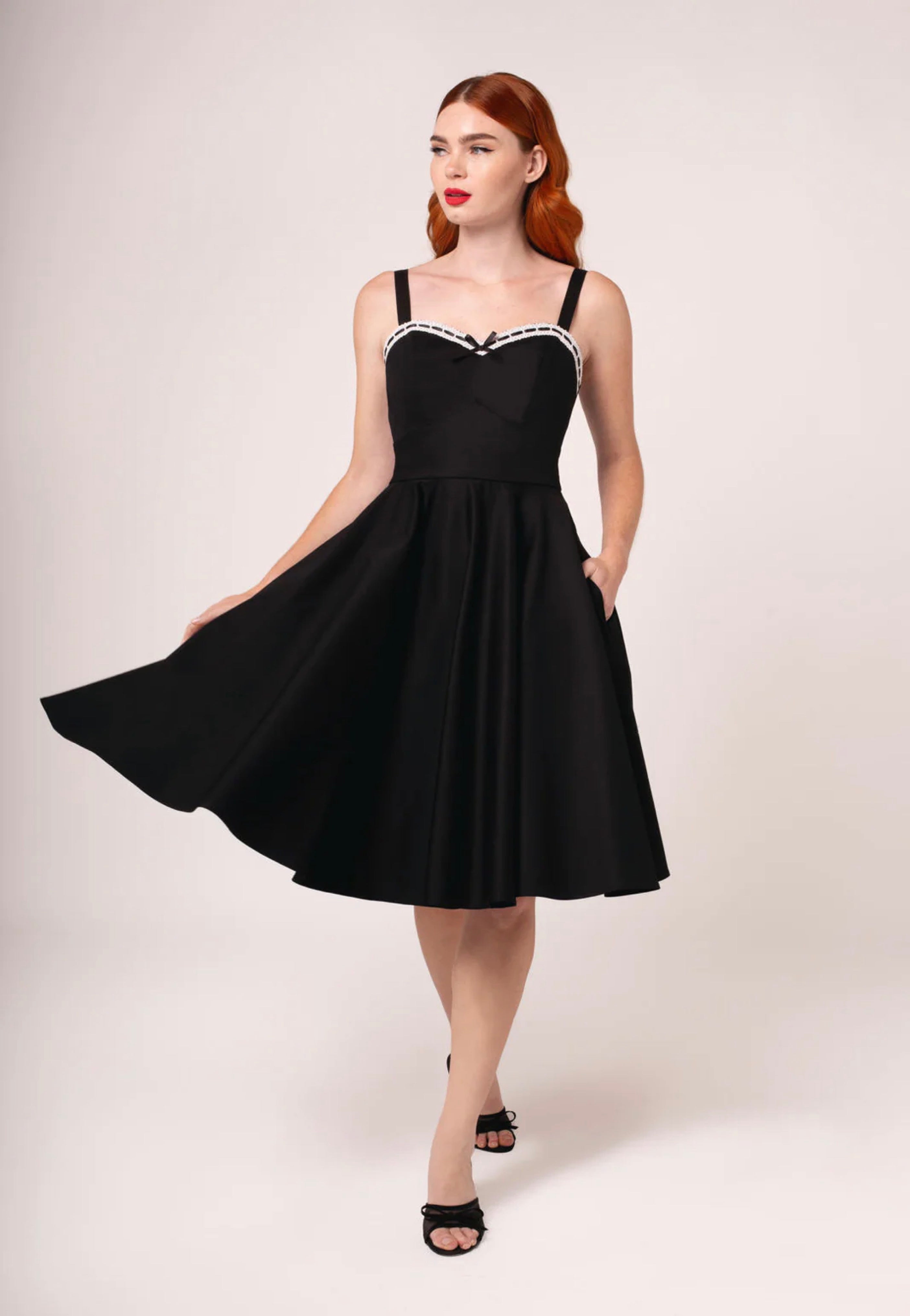 Hellbunny - Gracie Midi Black - Dress | Women-Image