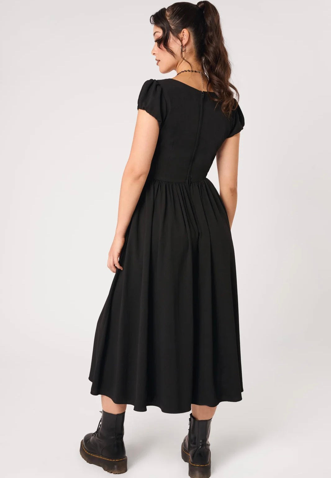 Hellbunny Nevermore Dress Black Šaty | Women-Image