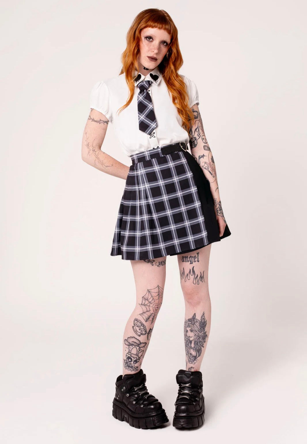 Hellbunny - Cornell Grey - Skirt | Women-Image