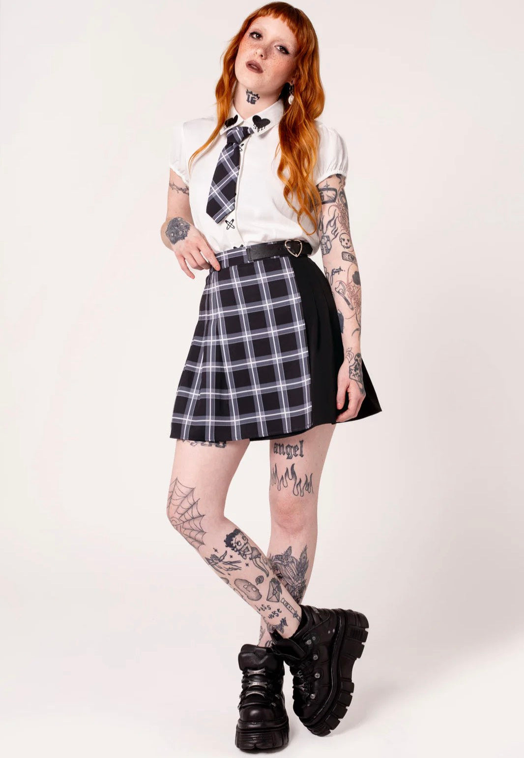 Hellbunny - Cornell Grey - Skirt | Women-Image