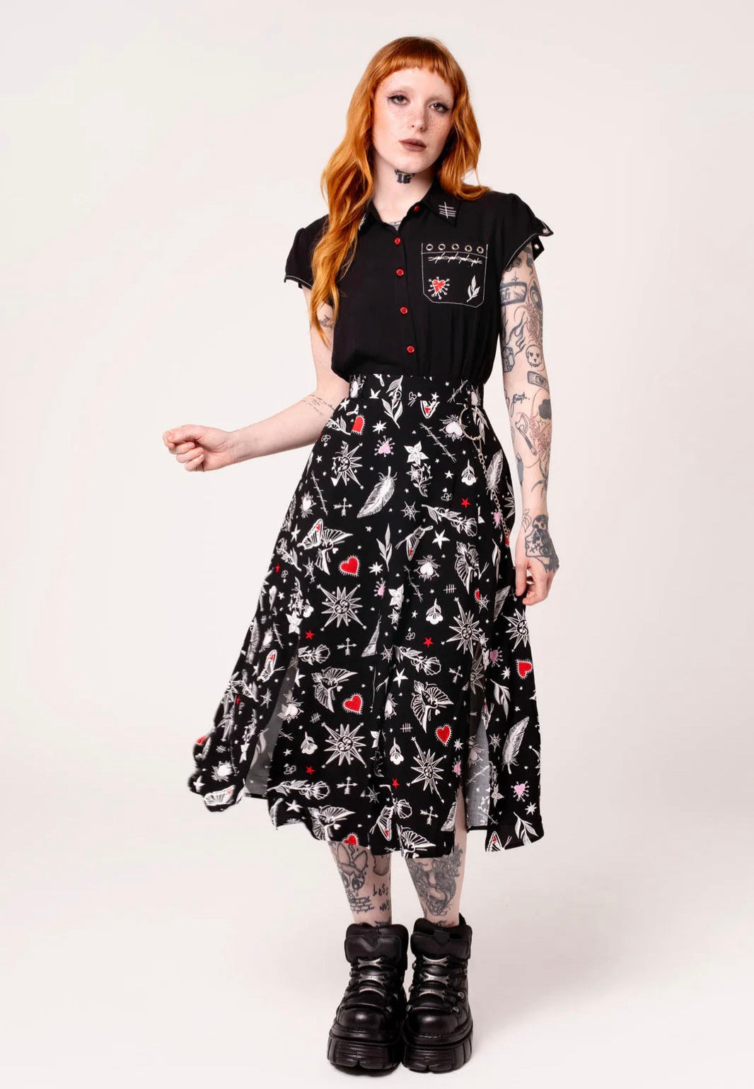 Hellbunny - Leah Black  - Skirt | Women-Image