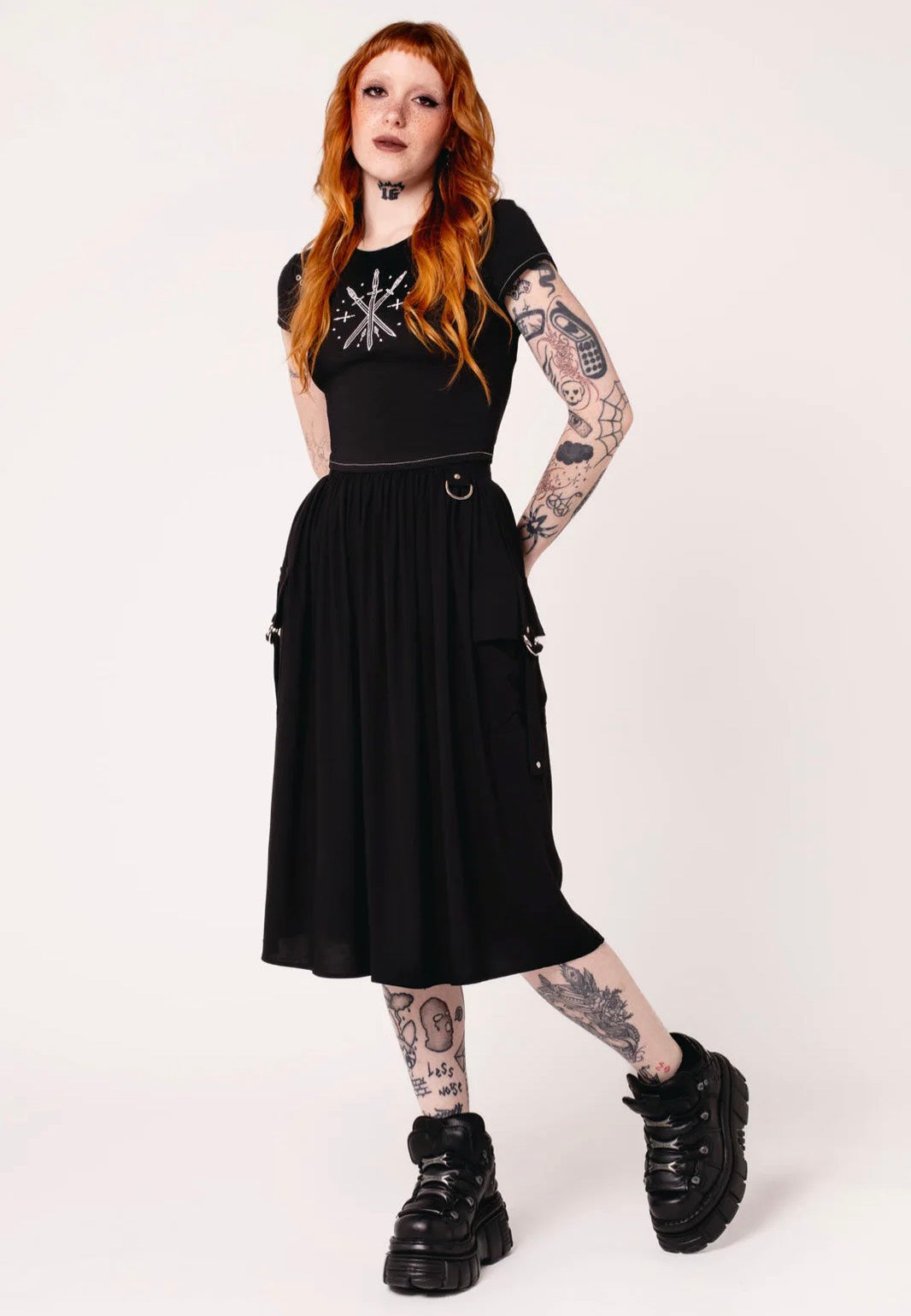 Hellbunny - Ashleigh Black  - Skirt | Women-Image