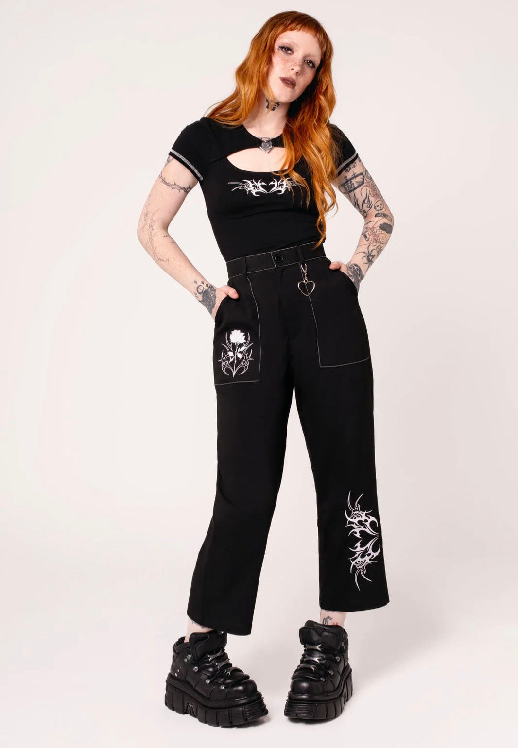 Hellbunny - Auri Black  - Pants | Women-Image