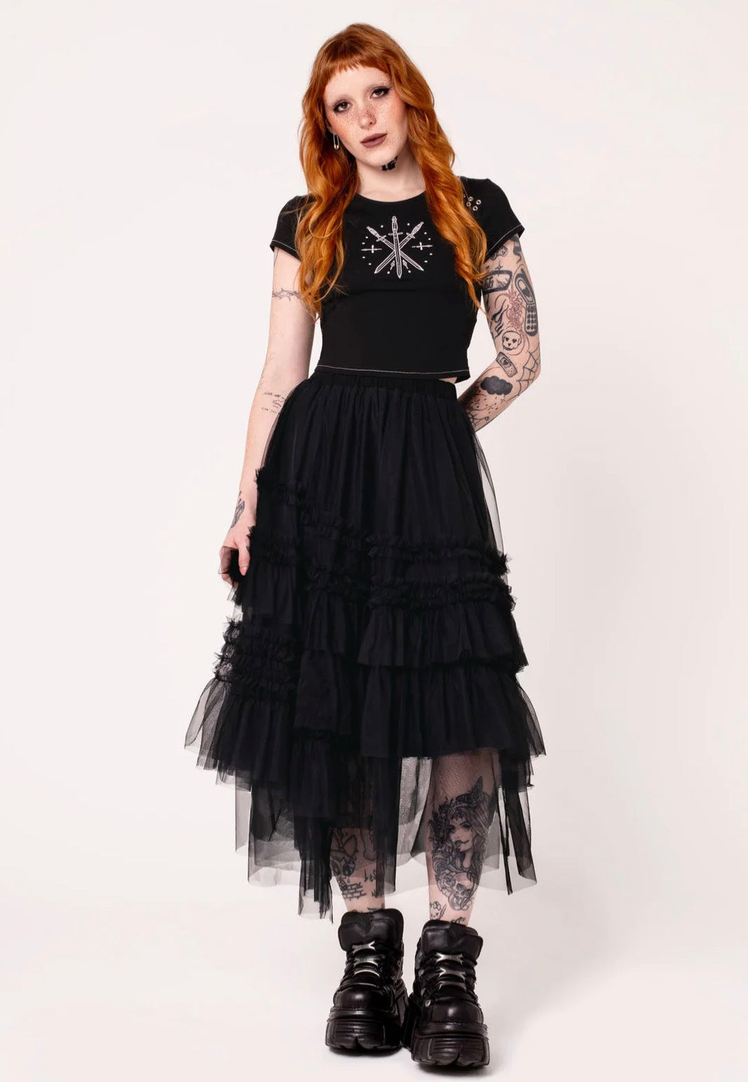 Hellbunny - Prudence Black  - Skirt | Women-Image