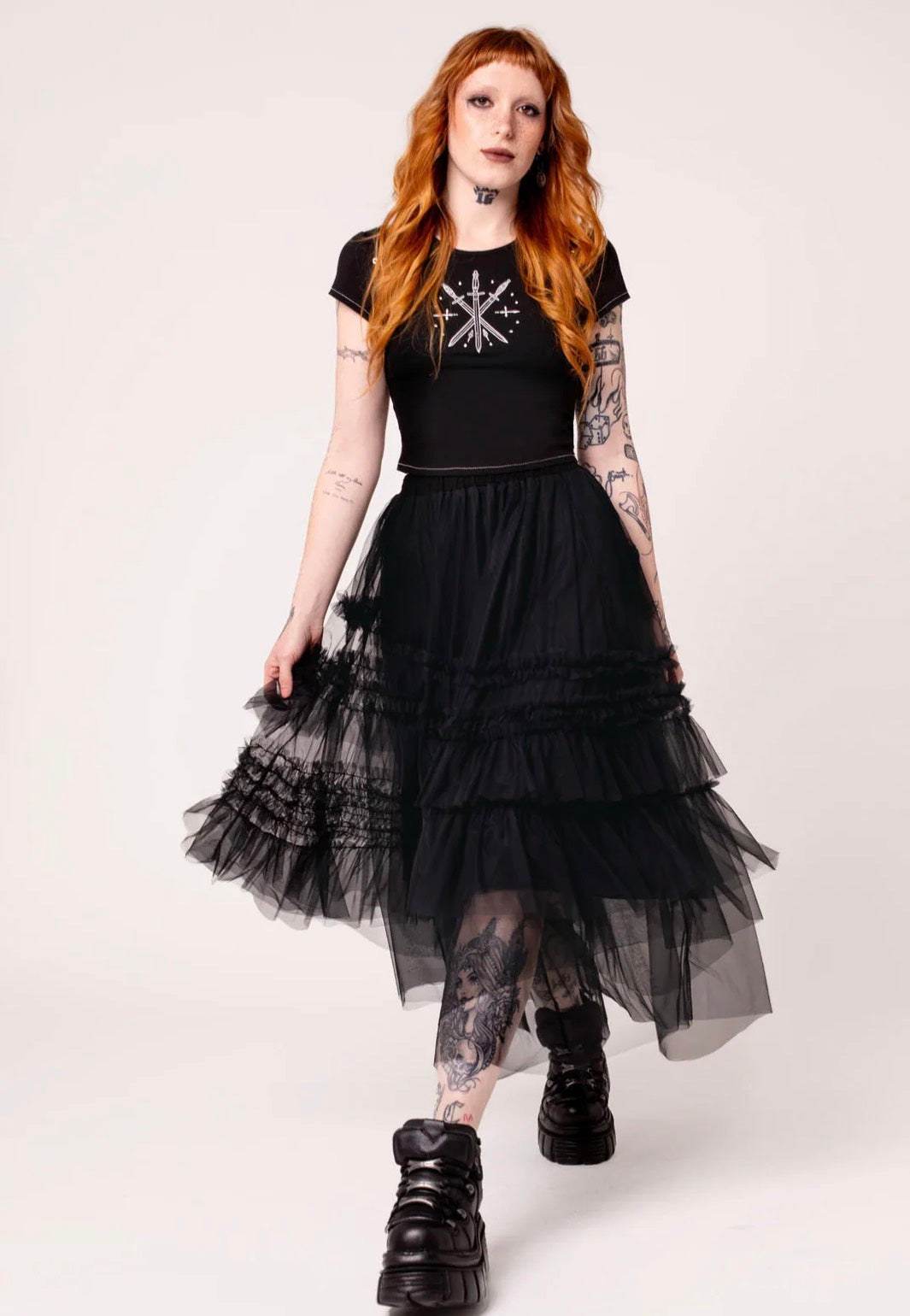 Hellbunny - Prudence Black  - Skirt | Women-Image