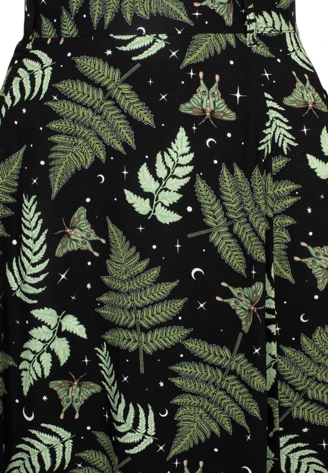 Hellbunny Gaia Midi Green Sukně | Women-Image