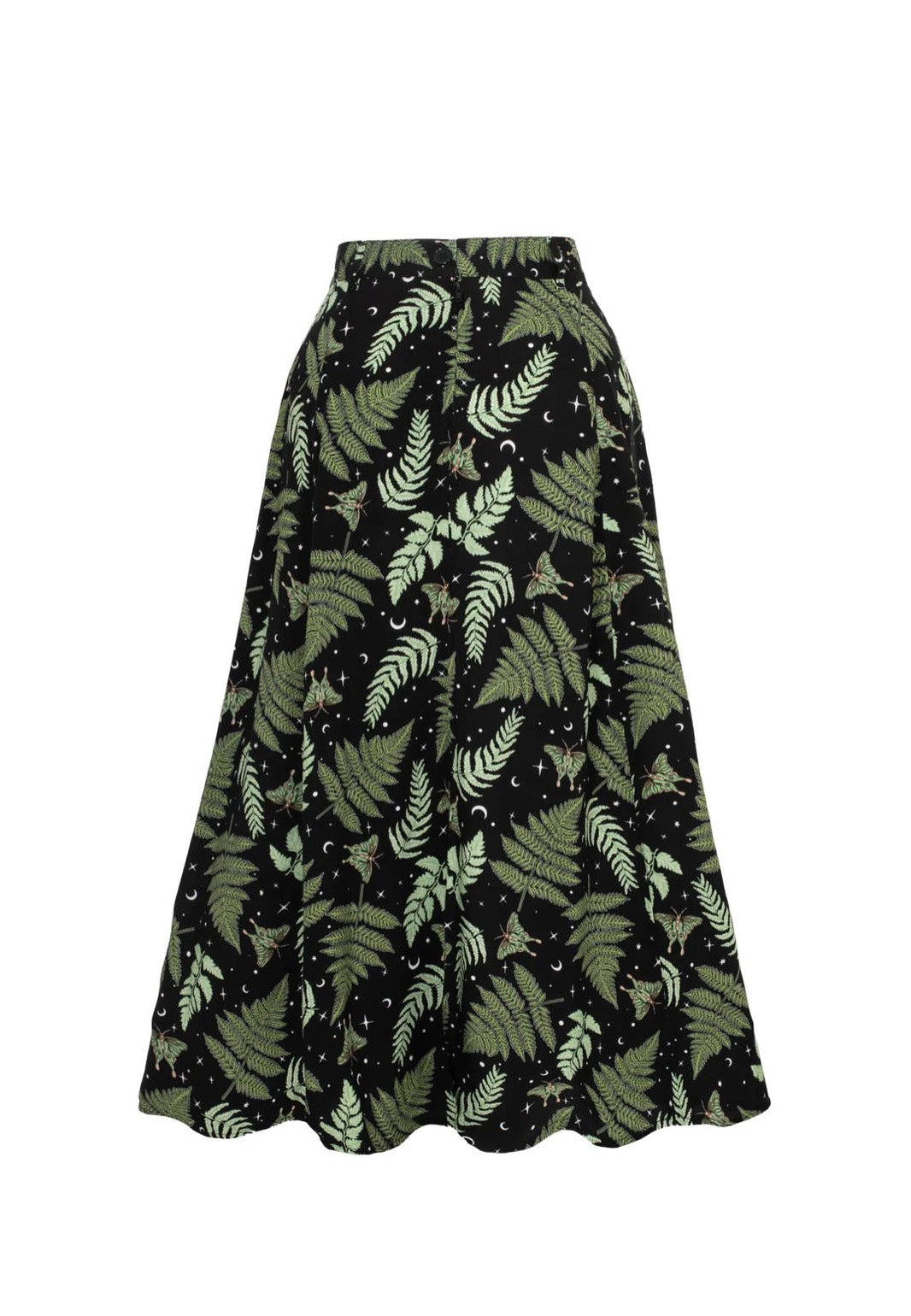 Hellbunny Gaia Midi Green Sukně | Women-Image
