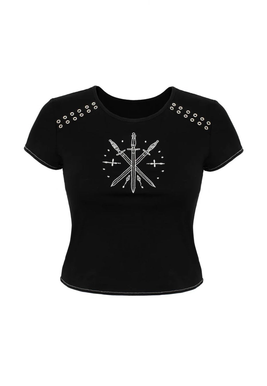 Hellbunny - Clarimond Black - Top | Women-Image