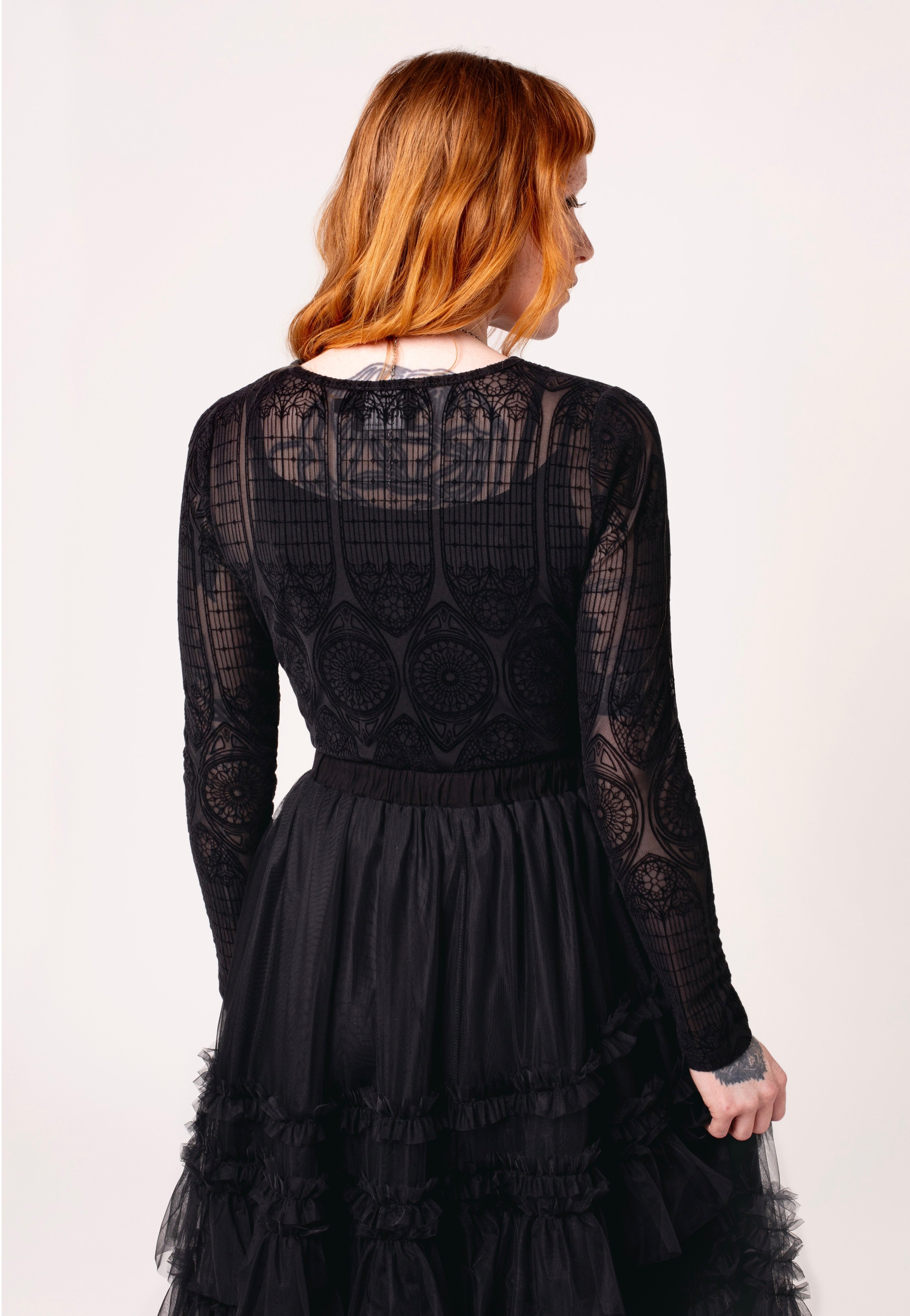 Hellbunny - Mea Culpa Black - Top | Women-Image