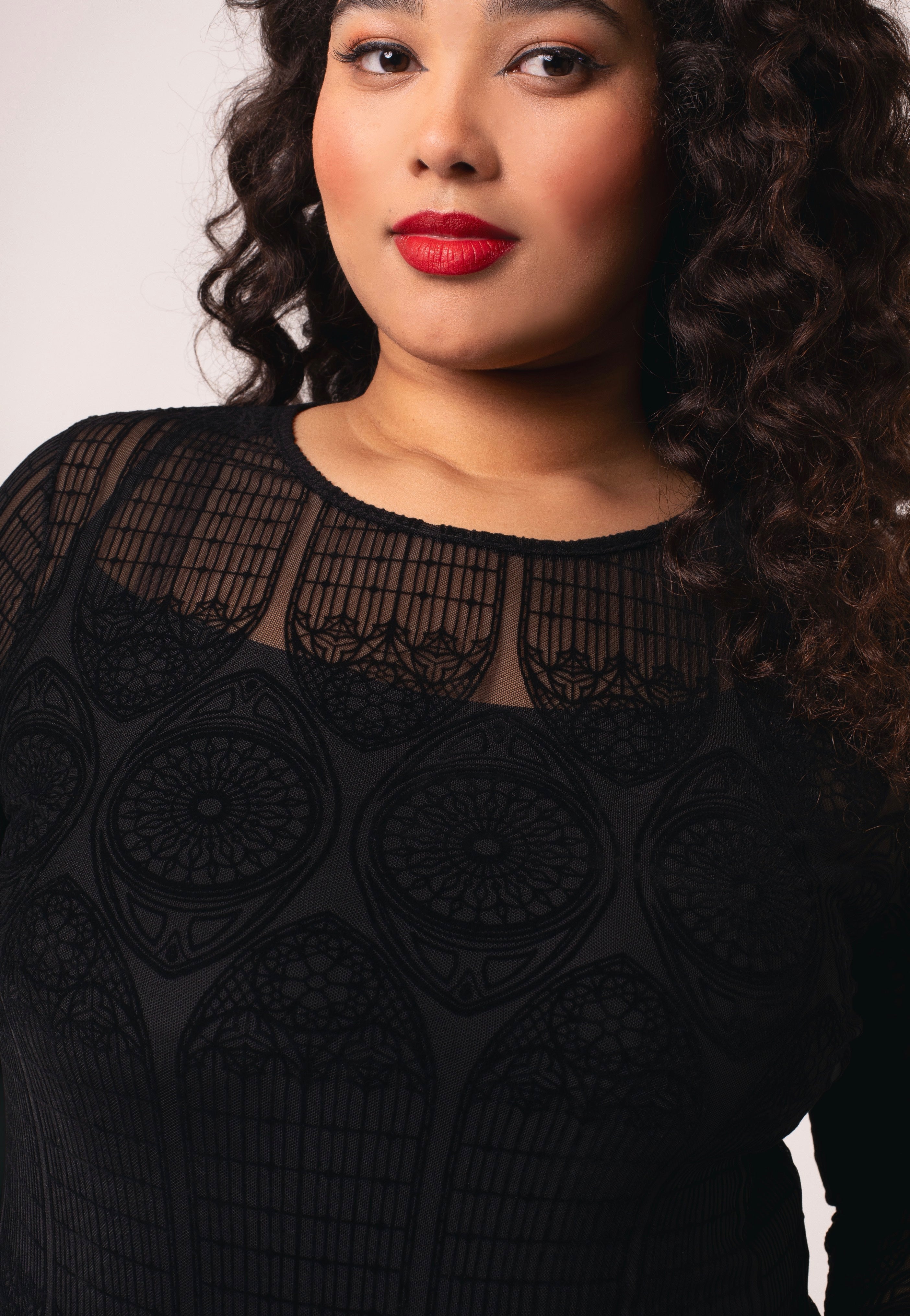 Hellbunny - Mea Culpa Black - Top | Women-Image