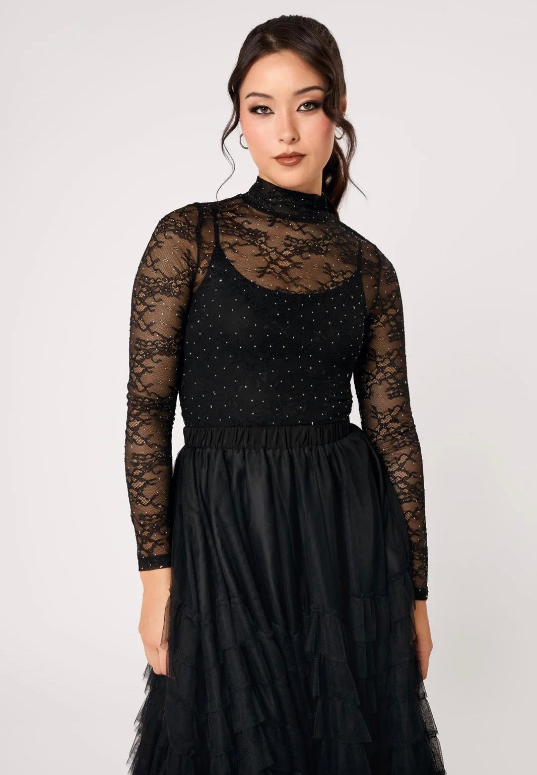 Hellbunny Duffy Black Oberteil | Women-Image