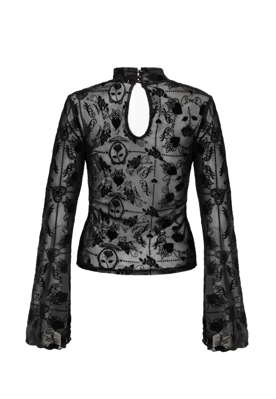 Hellbunny Esme 300 Black Top | Women-Image