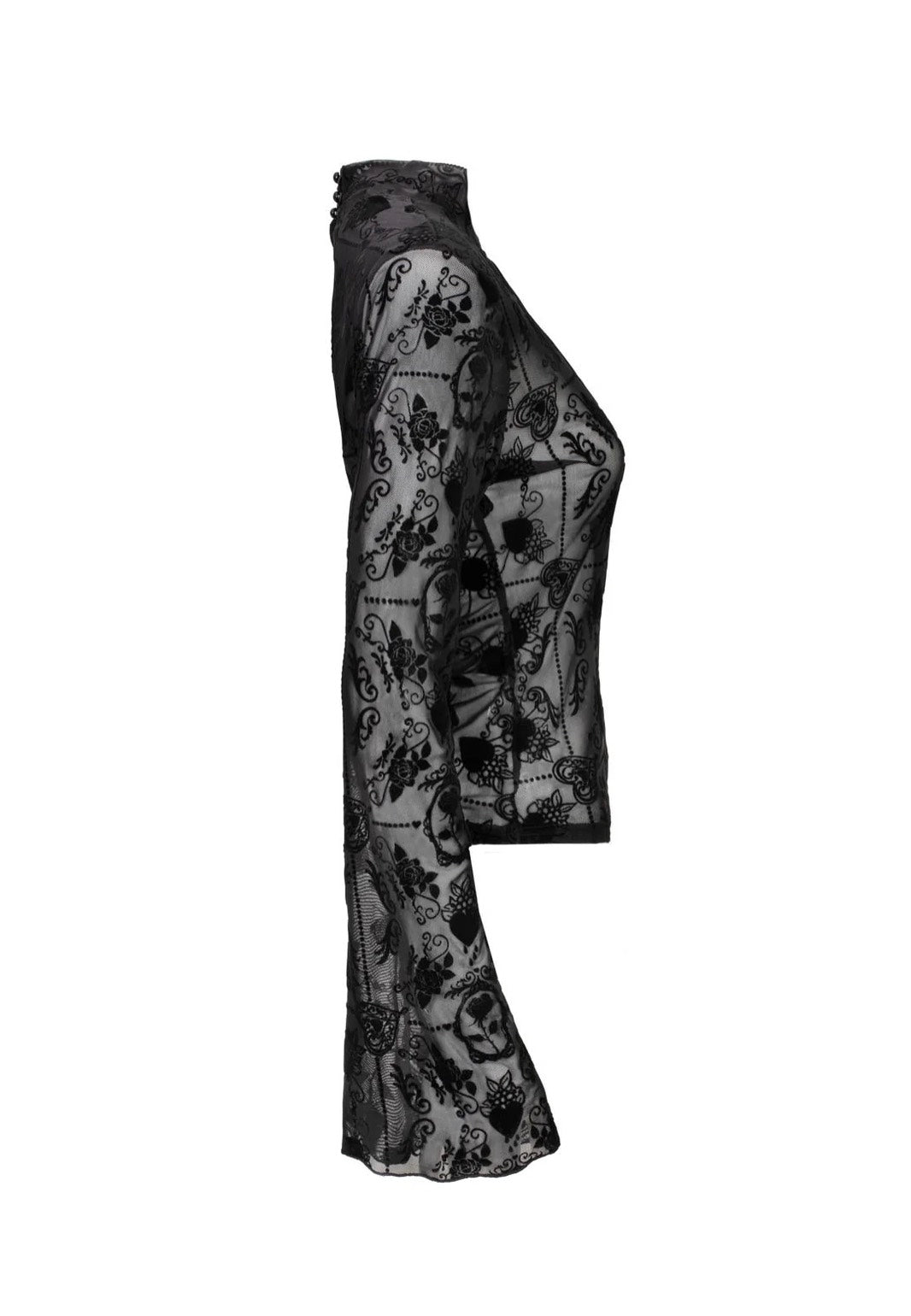 Hellbunny Esme 300 Black Top | Women-Image