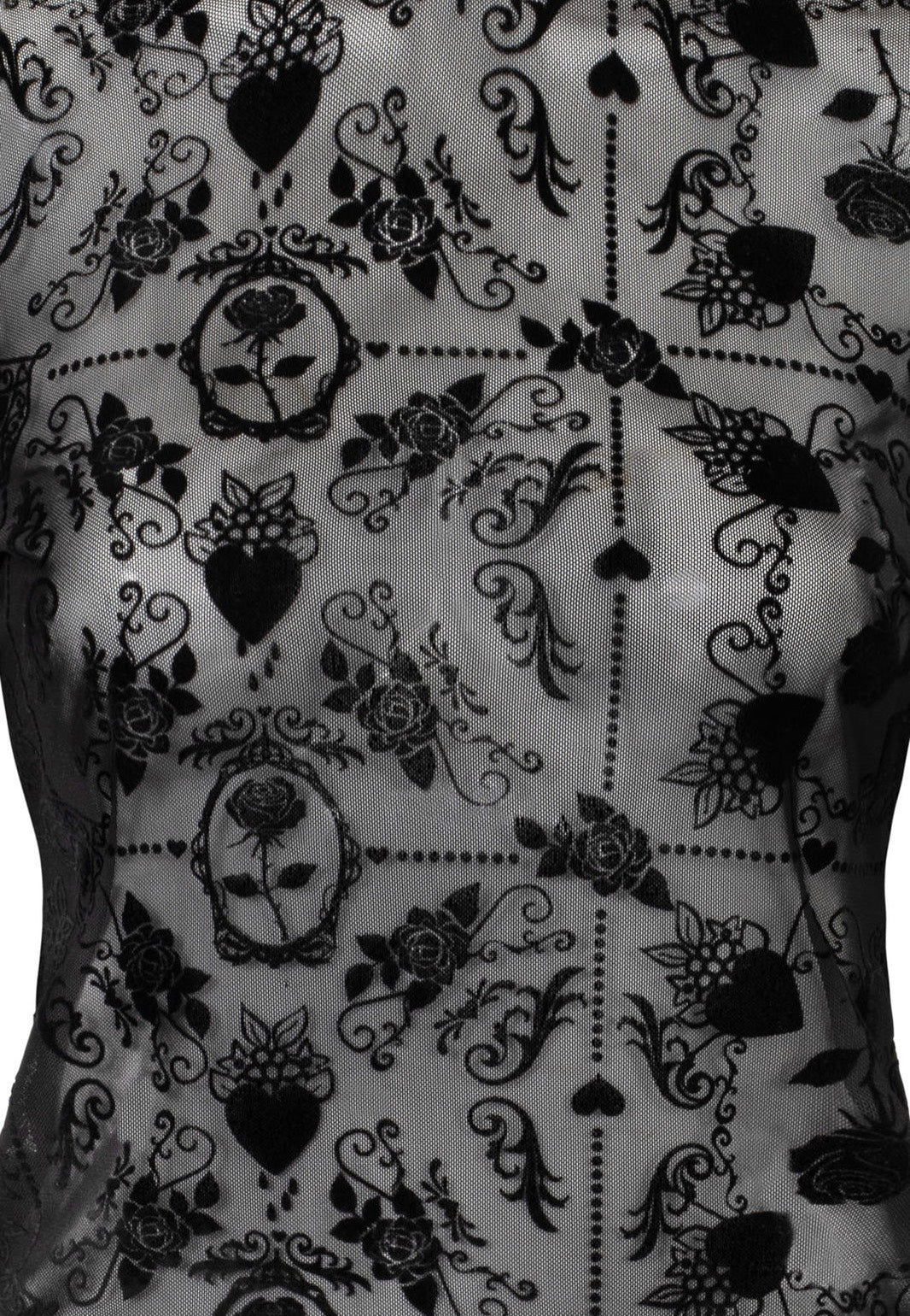 Hellbunny Esme 300 Black Top | Women-Image