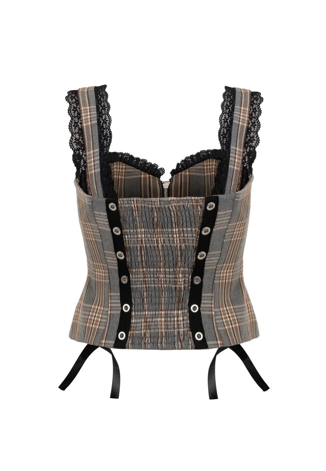 Hellbunny Quinzel Y Brown Top | Women-Image