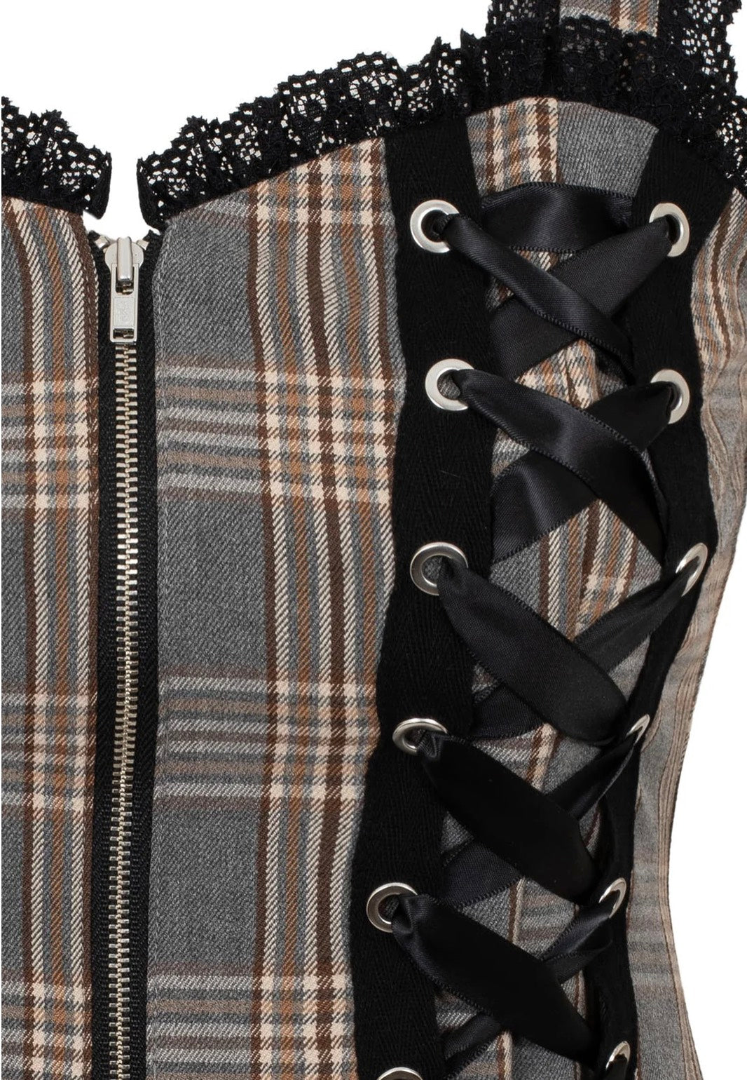 Hellbunny Quinzel Y Brown Top | Women-Image