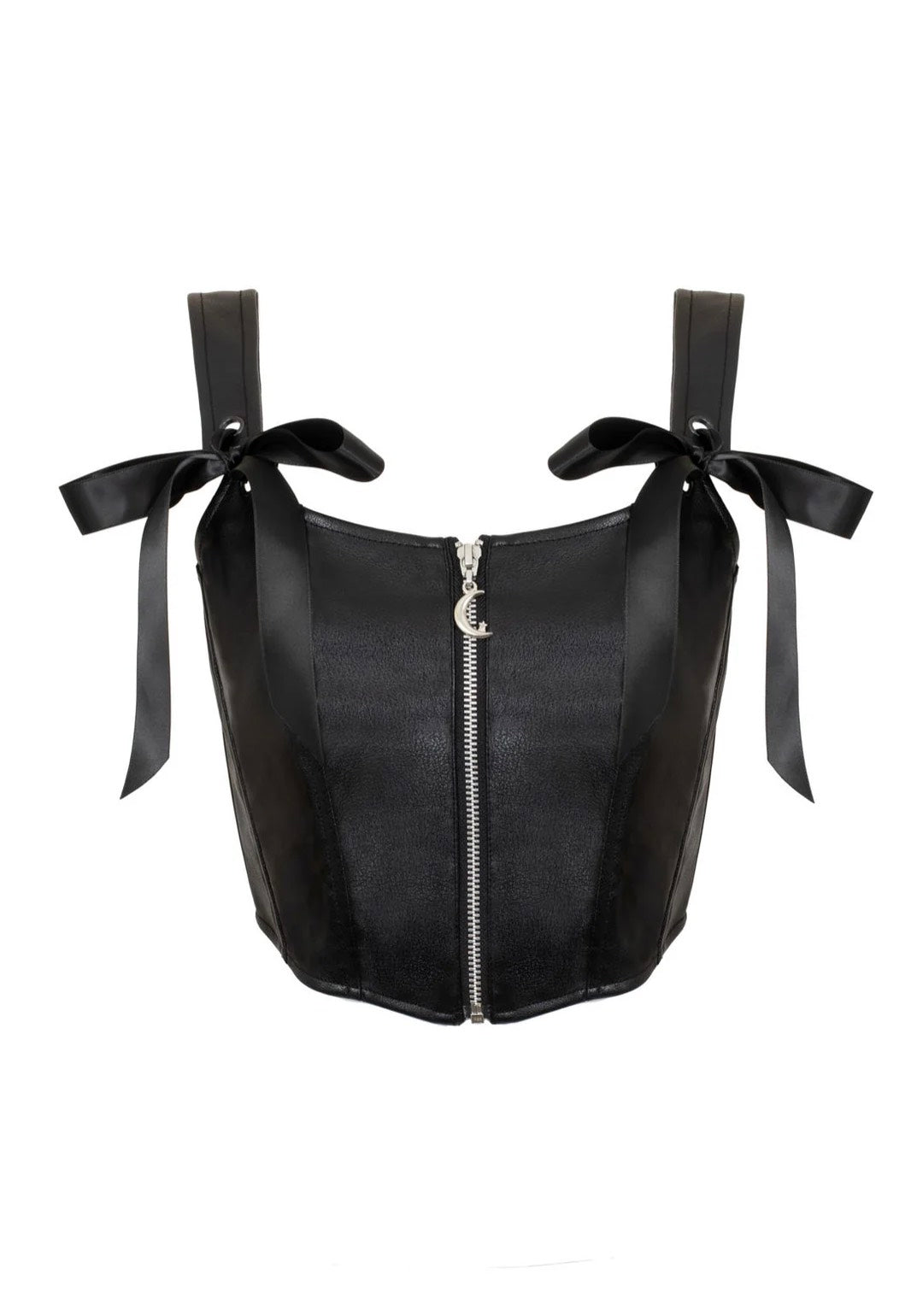 Hellbunny Black Steel Black Corset | Women-Image