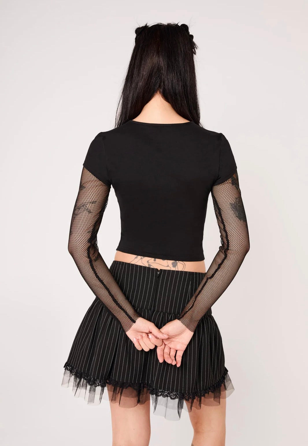 Hellbunny Nox Black Top | Women-Image