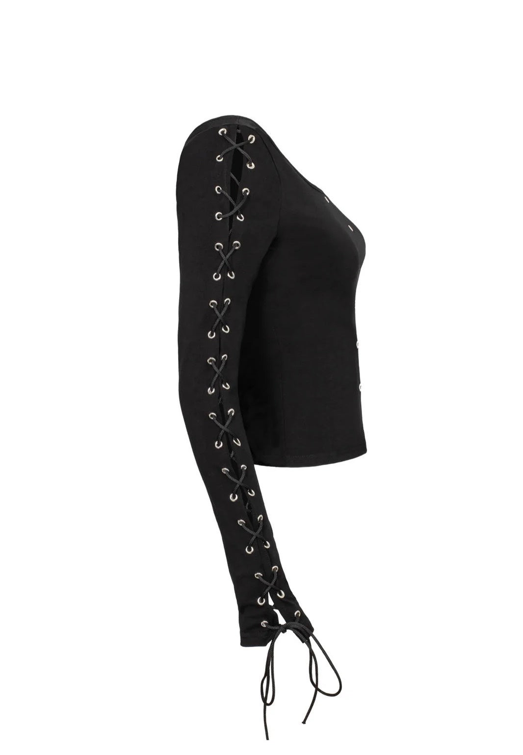 Hellbunny Grimly Black Top | Women-Image