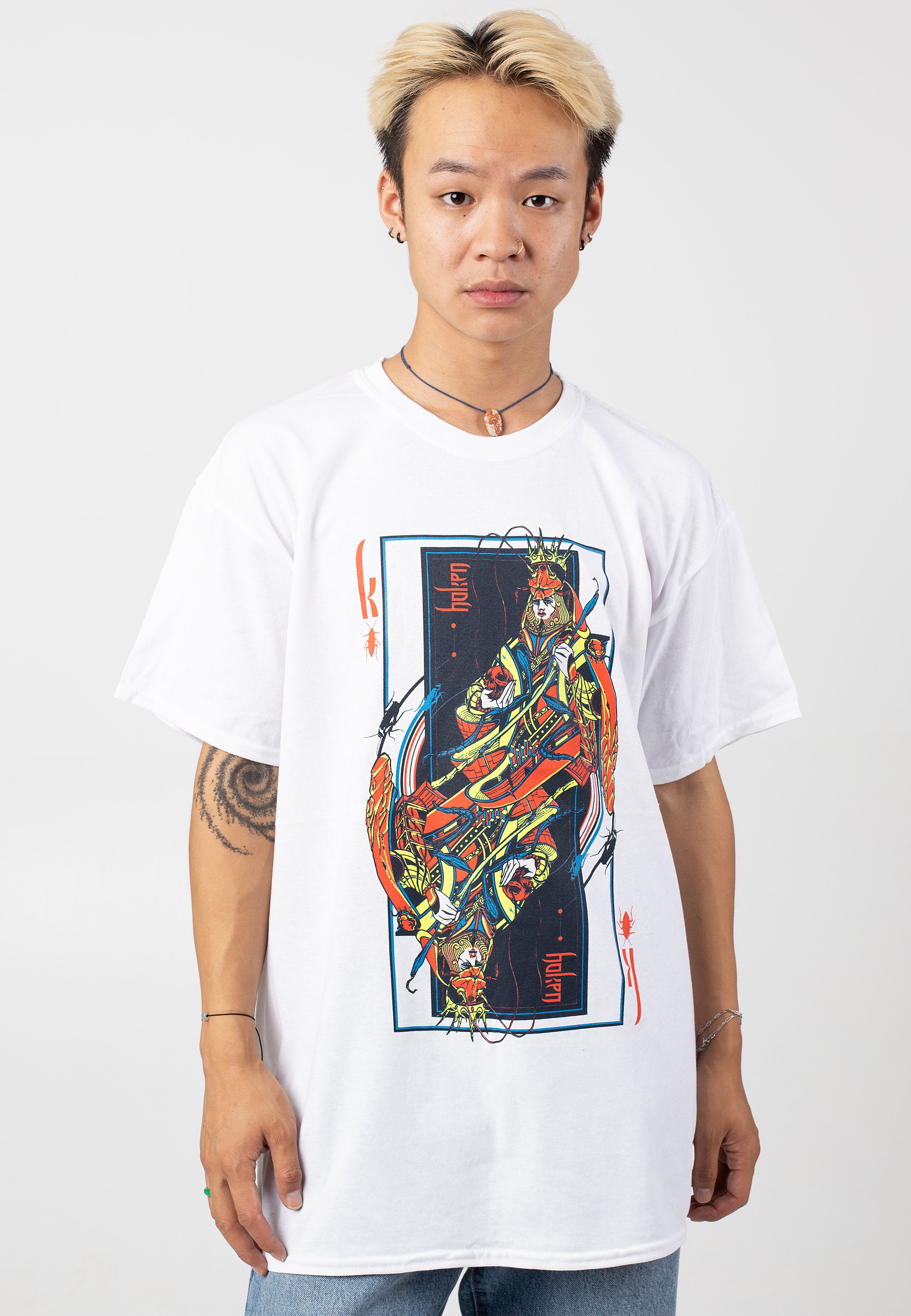 Haken Cockroach King White - T-Shirt | Impericon
