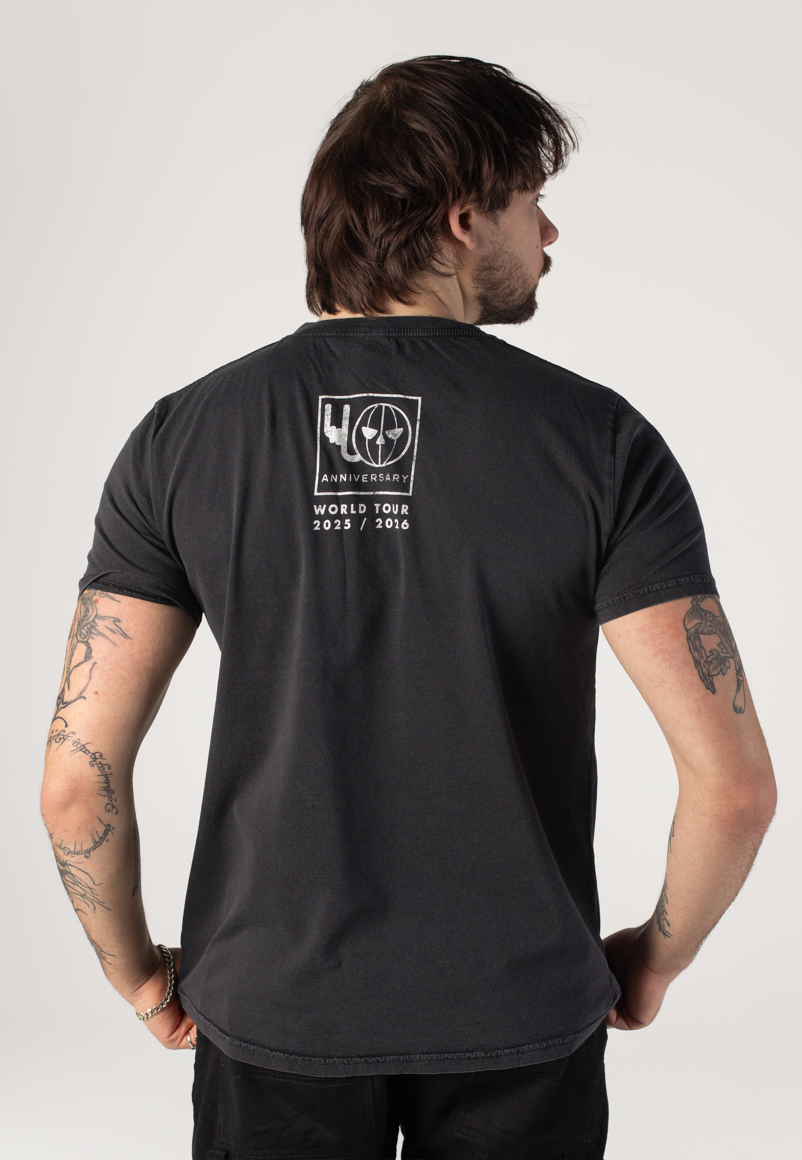 Helloween - Classic Logo Acid Washed - T-Shirt | Neutral-Image