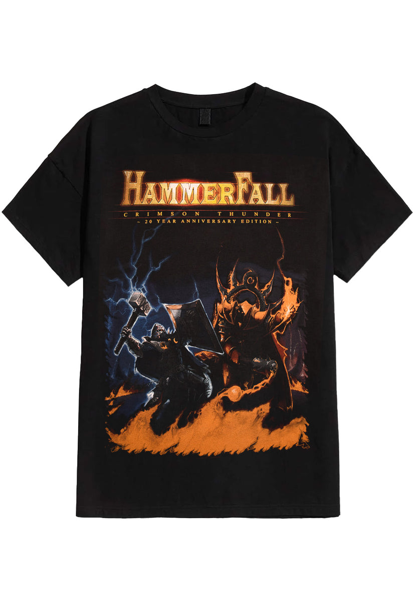 HammerFall Crimson Thunder 20Th Anniversary - T-Shirt | Impericon