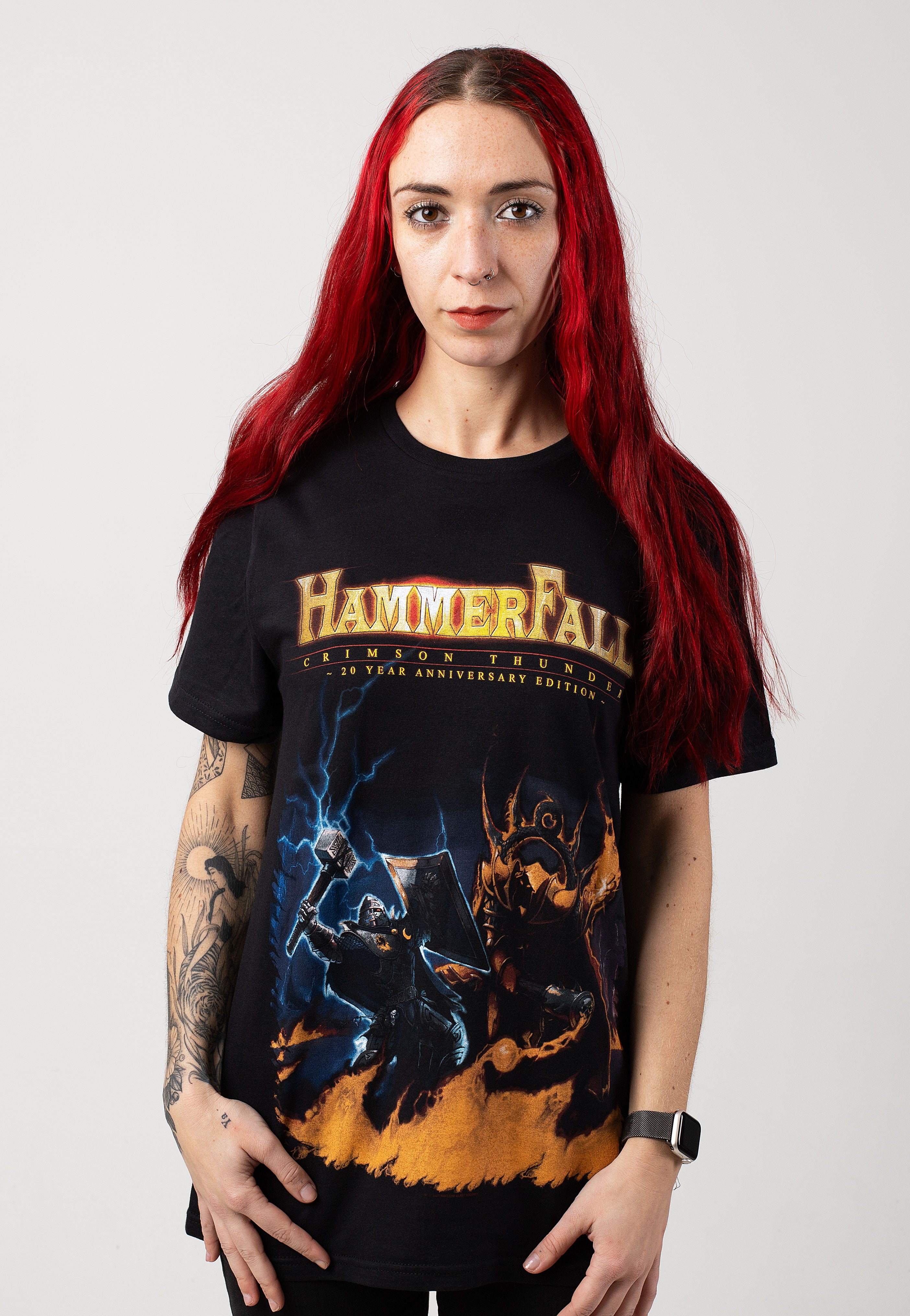 HammerFall Crimson Thunder 20Th Anniversary - T-Shirt | Impericon