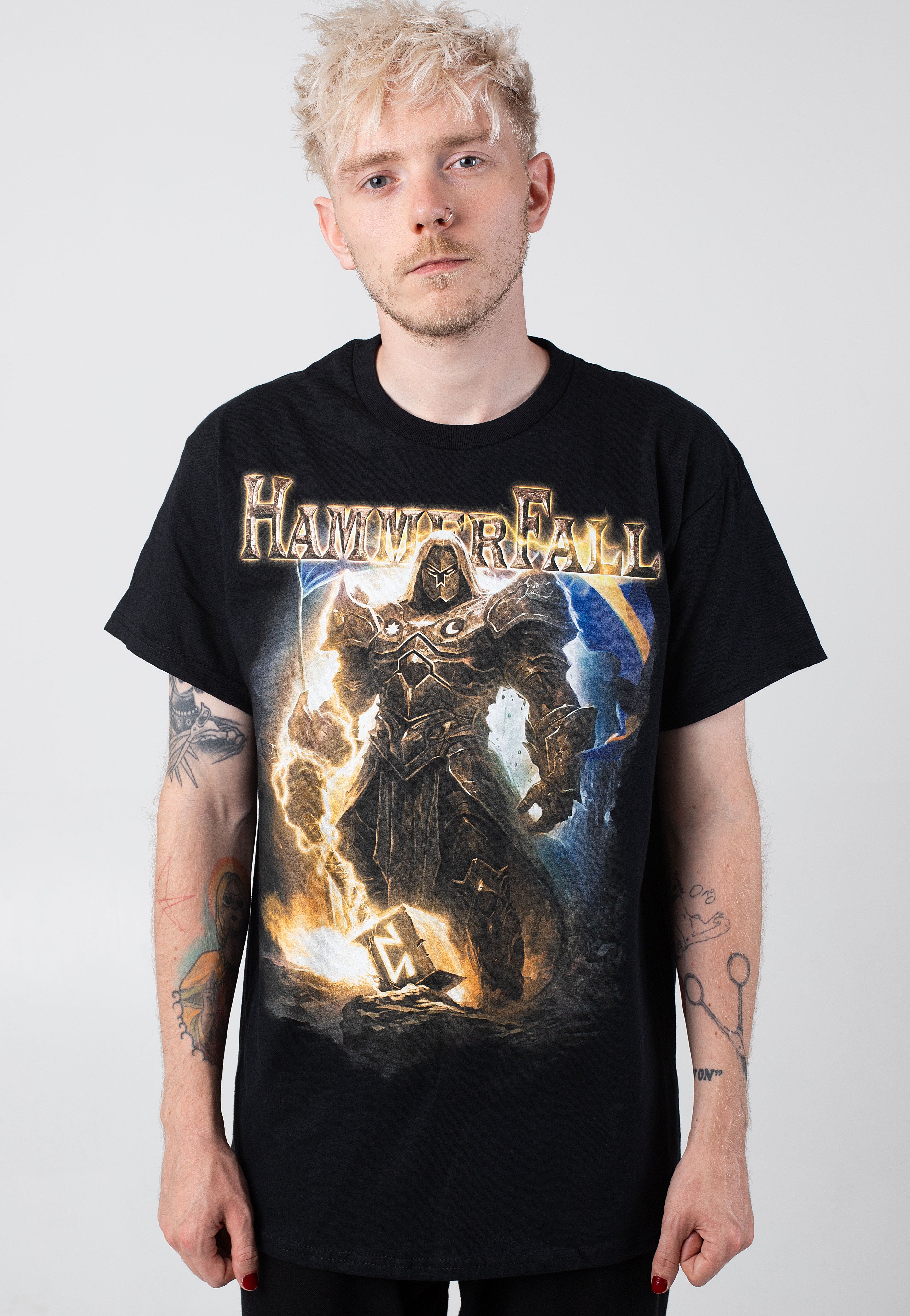 hammerfall シャツ XL　メタル　l Hammerfall Hector - T-Shirt | Impericon