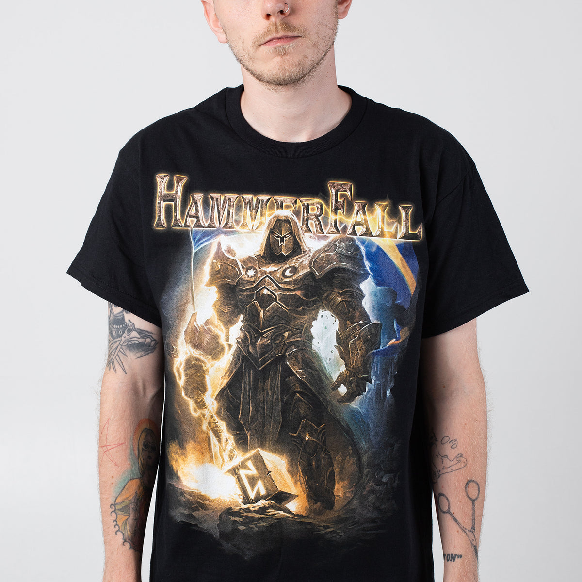 hammerfall シャツ XL　メタル　l hammerfall_hector_tops_tshirt_