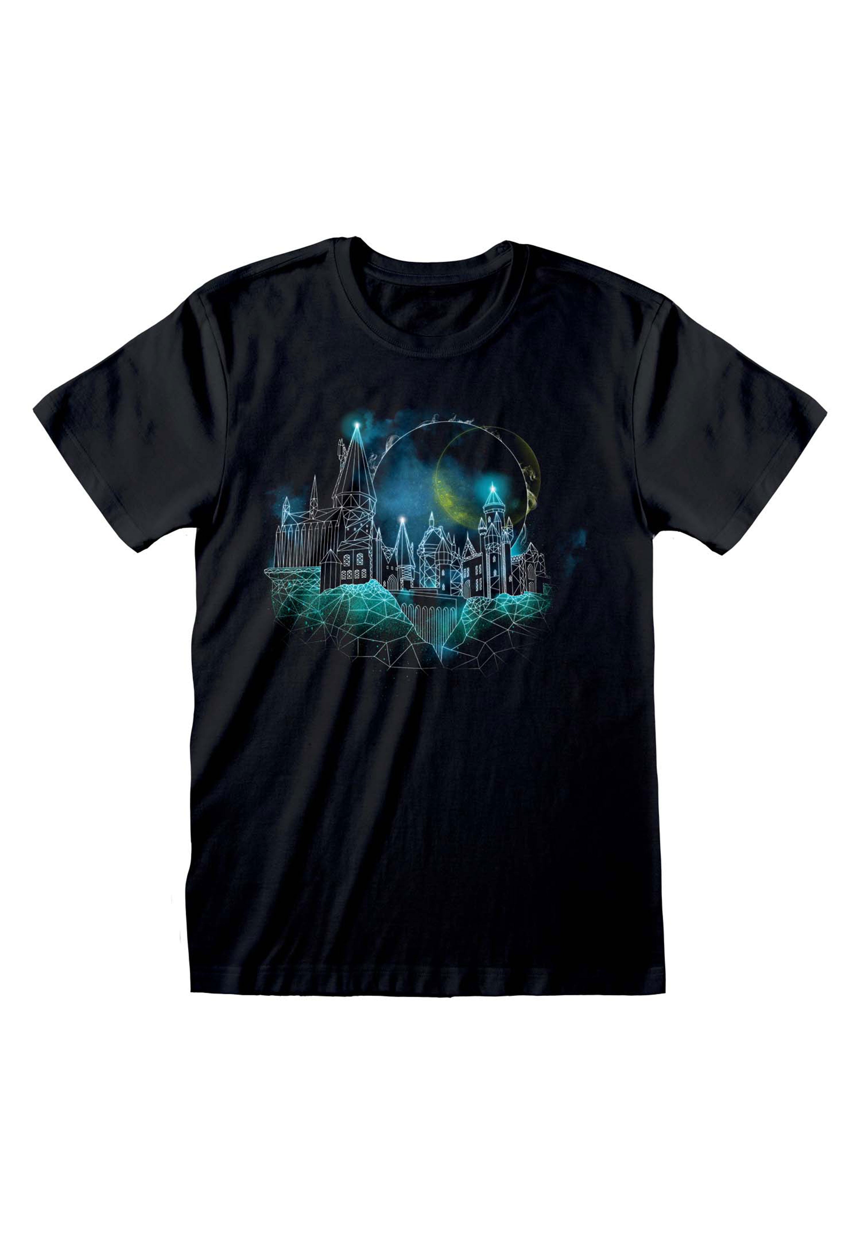 Harry Potter - Wireframe Hogwarts - T-Shirt | Neutral-Image