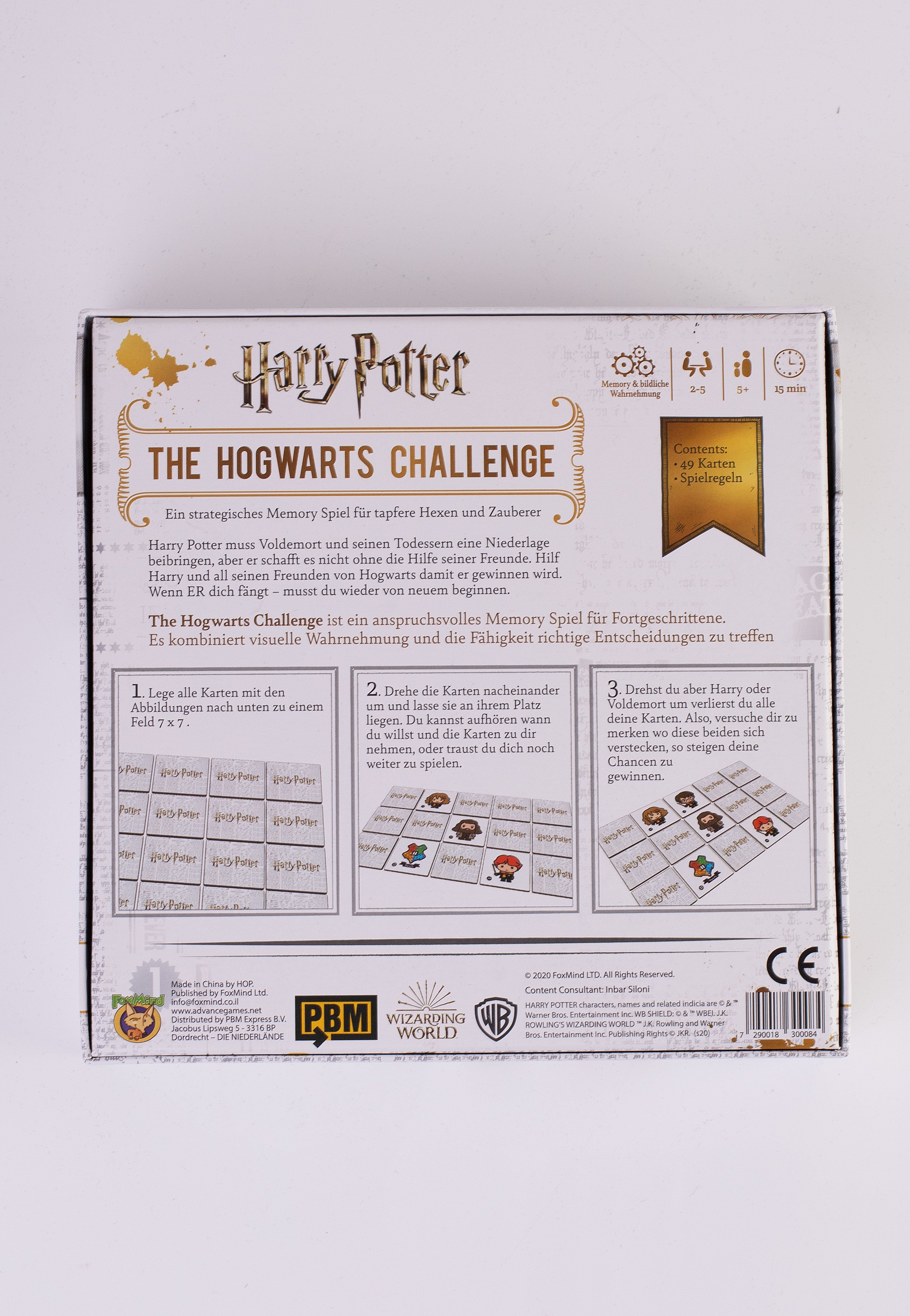 Harry Potter - The Hogwarts Challenge Memory - Board Game | Neutral-Image