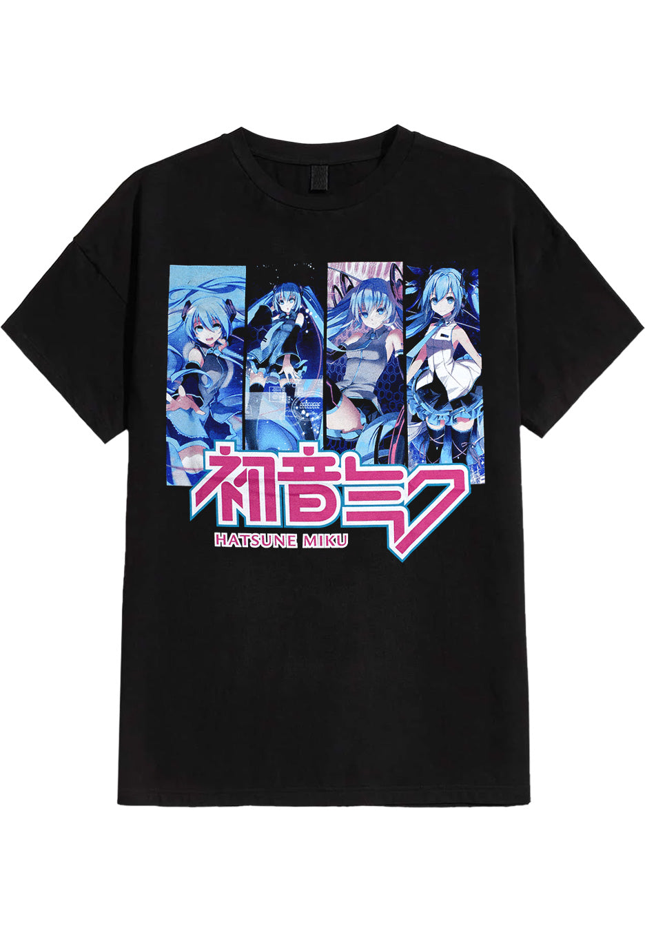 Hatsune Miku - Singing Poses - T-Shirt | Neutral-Image