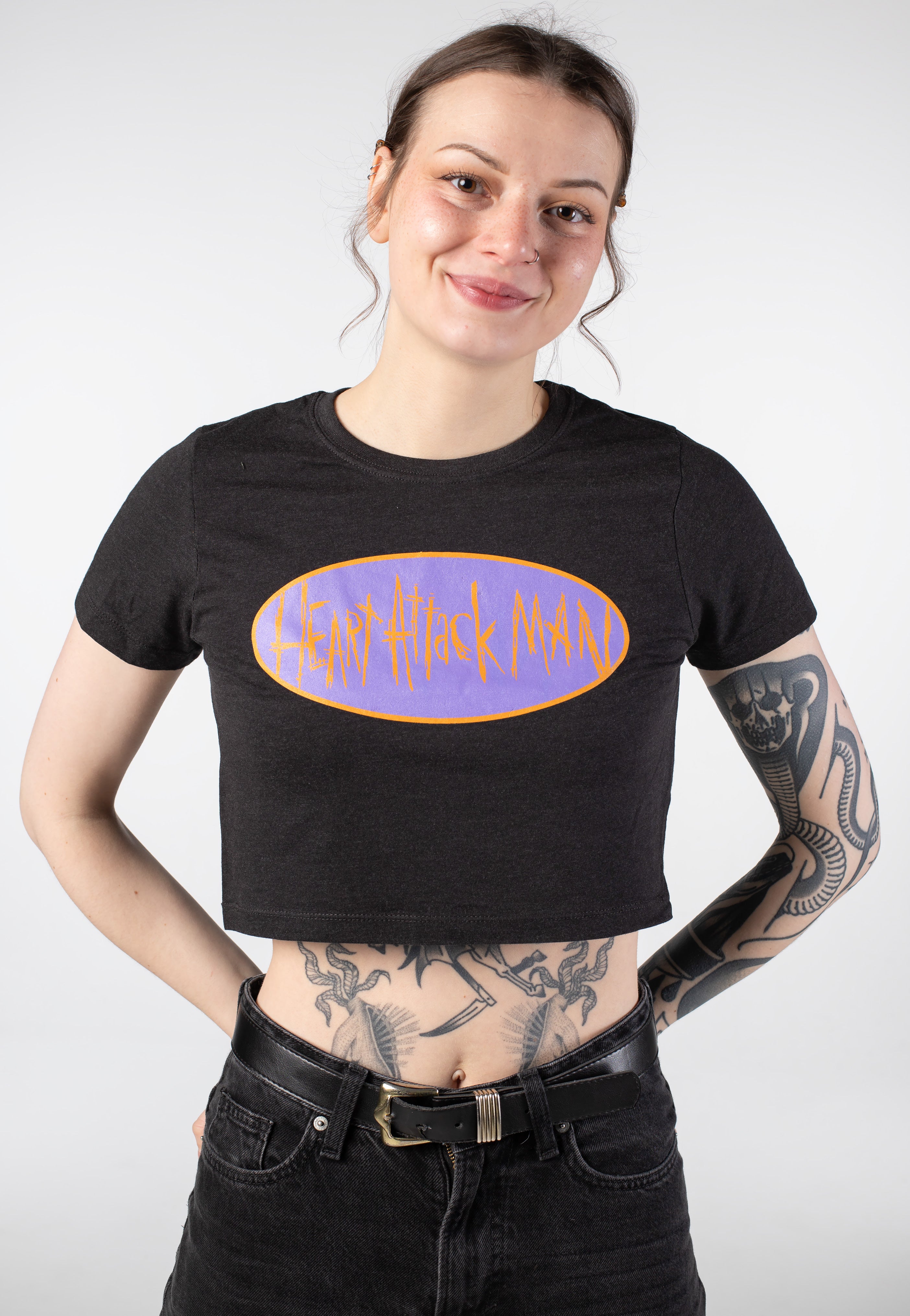 Heart Attack Man - Oval Logo Crop - Girly | Women-Image