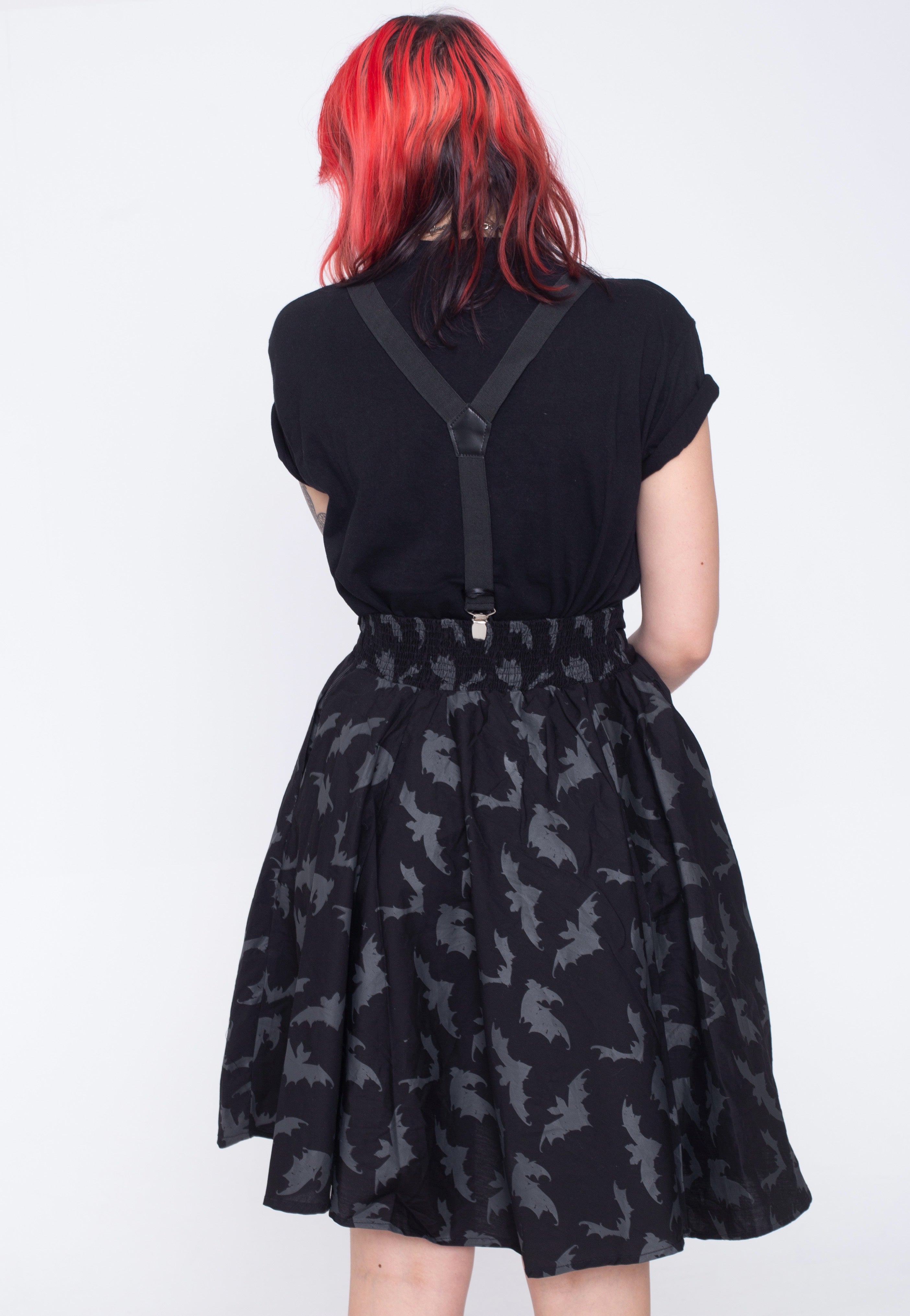 Heartless - Odilie Pinafore Black/Grey - Dress | Women-Image