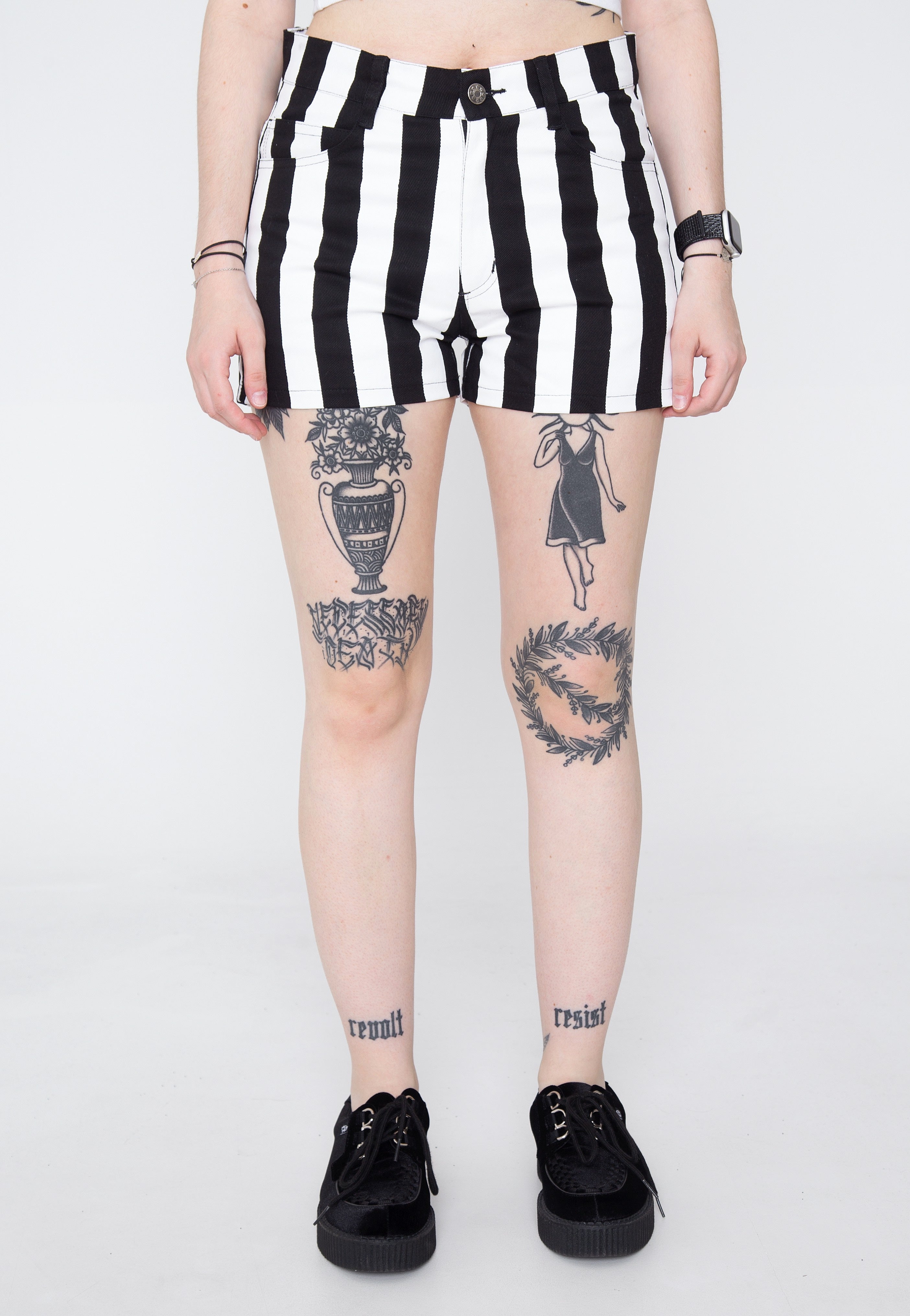 Heartless - Stay Weird Black/White - Shorts | Women-Image