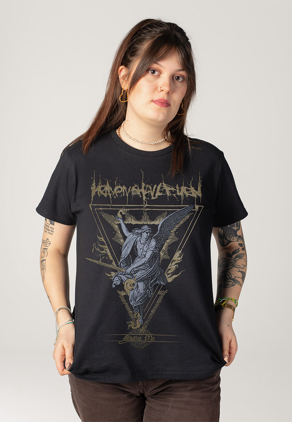 Heaven Shall Burn Save Me Angel T-Shirt | Women-Image