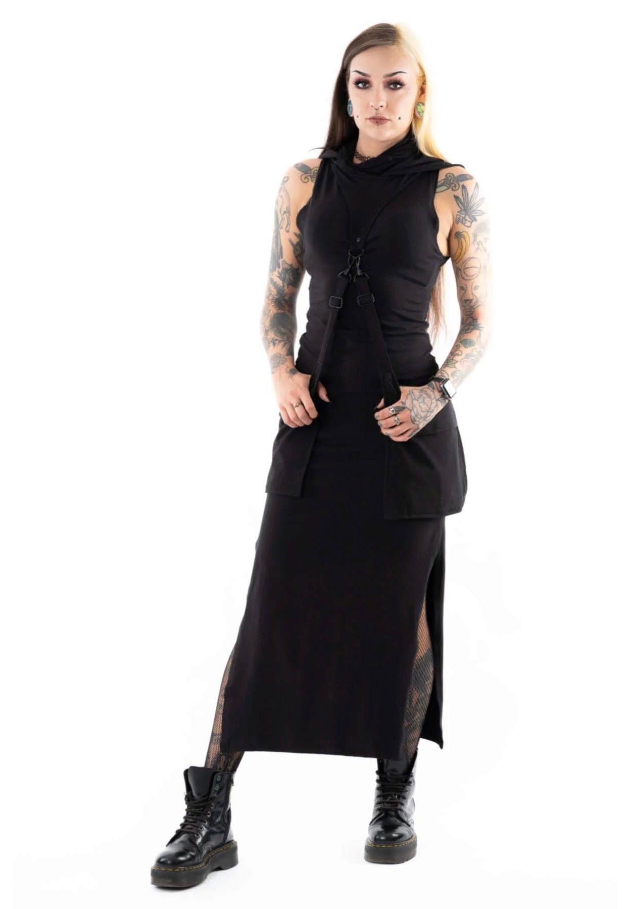Poizen Industries - Helia Black - Dress | Women-Image