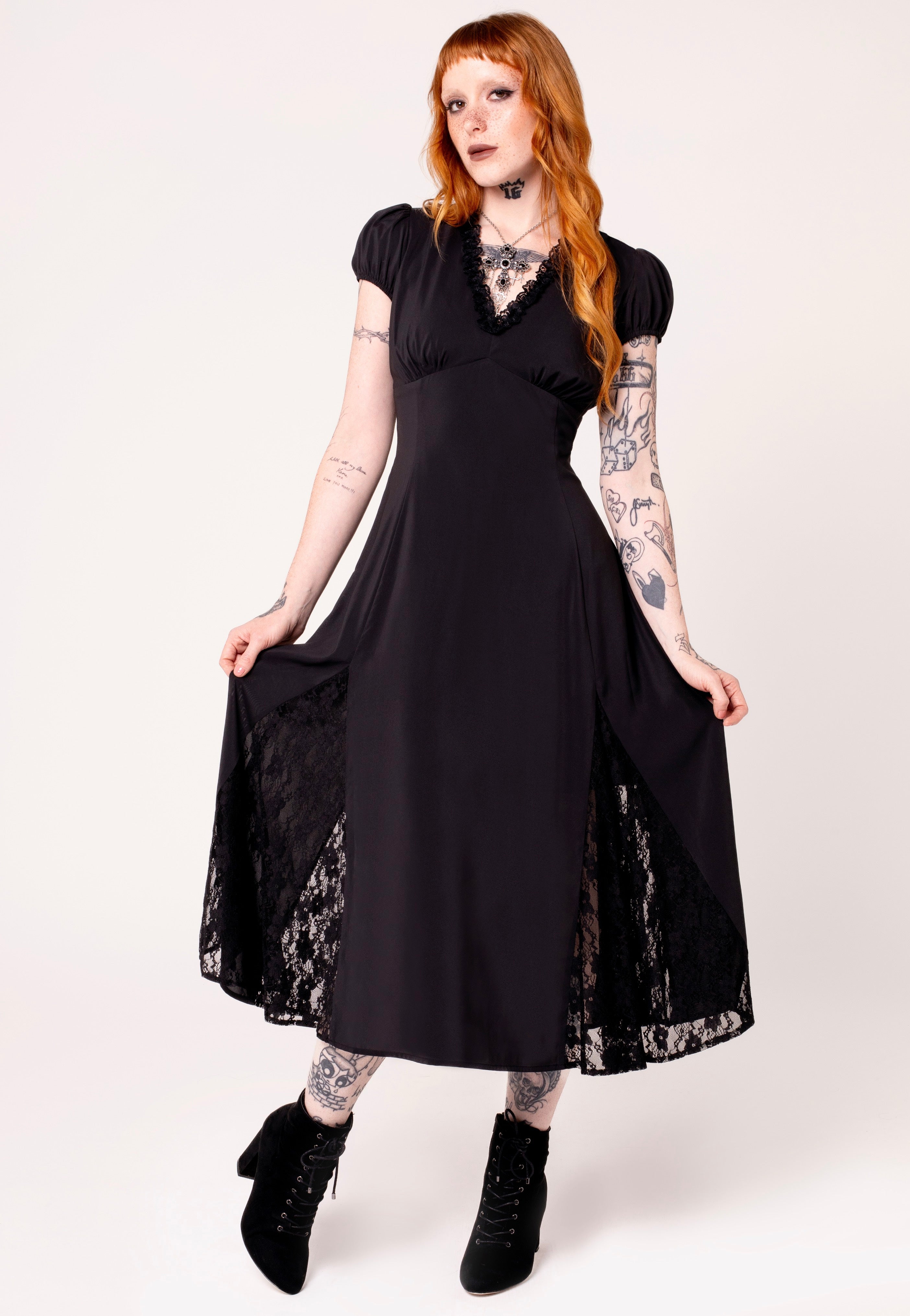 Hellbunny - Edith Black  - Dress | Women-Image
