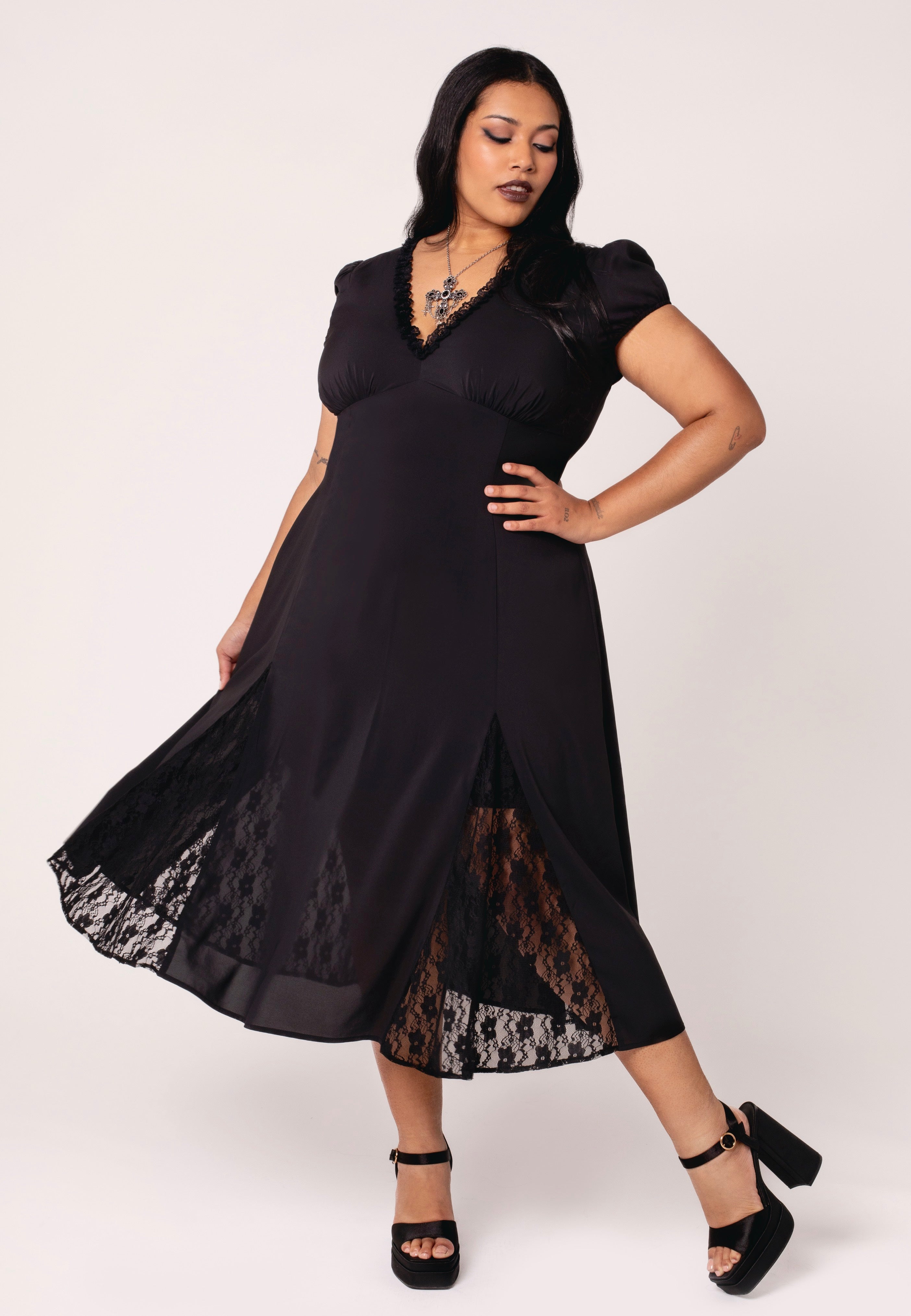 Hellbunny - Edith Black  - Dress | Women-Image