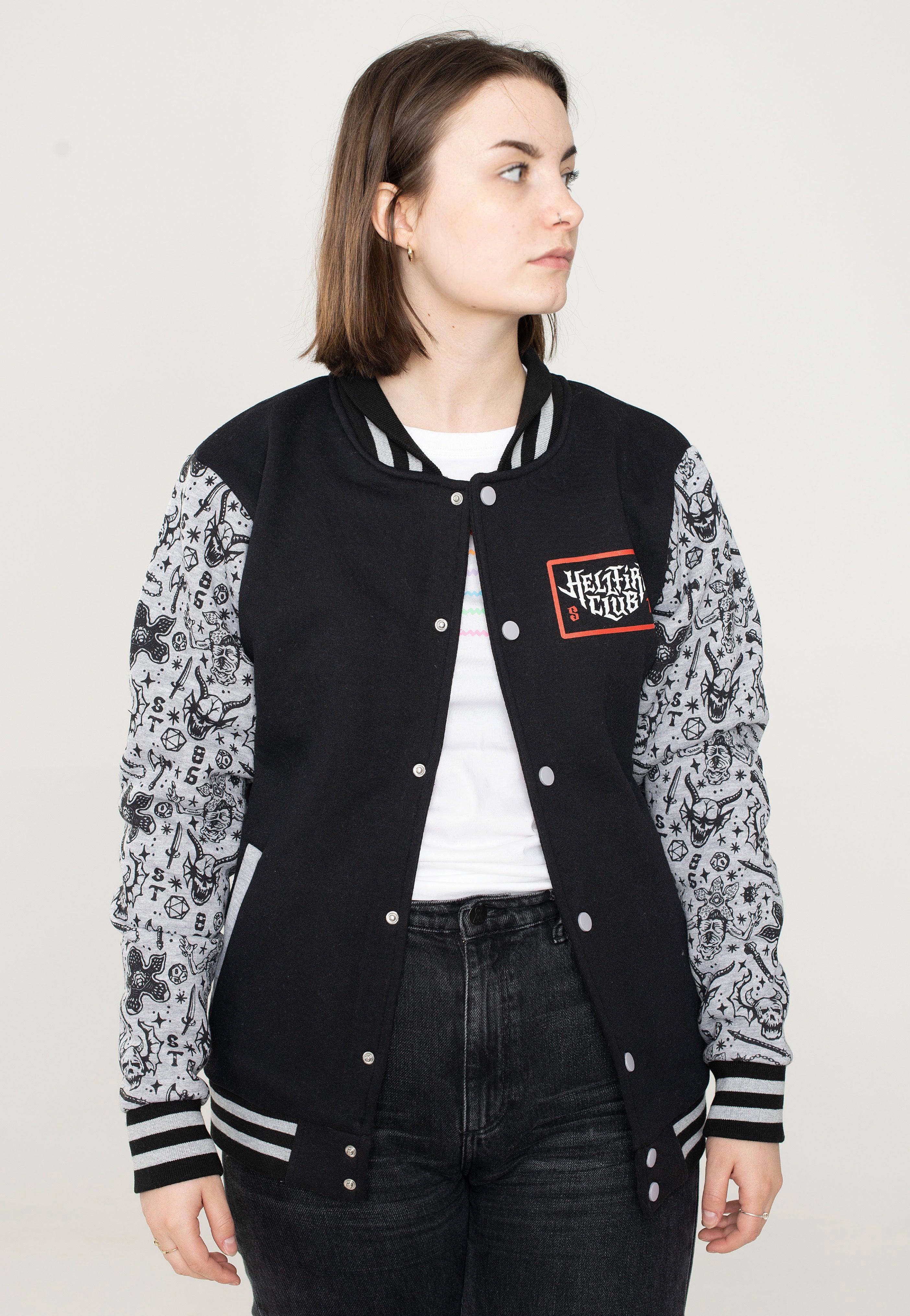 Stranger Things - Hellfire Club - College Jacket | Women-Image