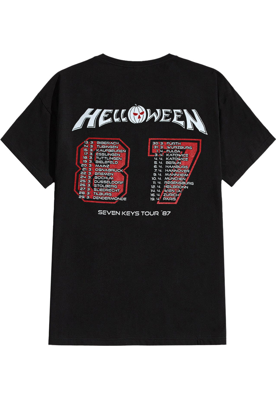 Helloween - Seven Keys Tour 87 - T-Shirt | Neutral-Image