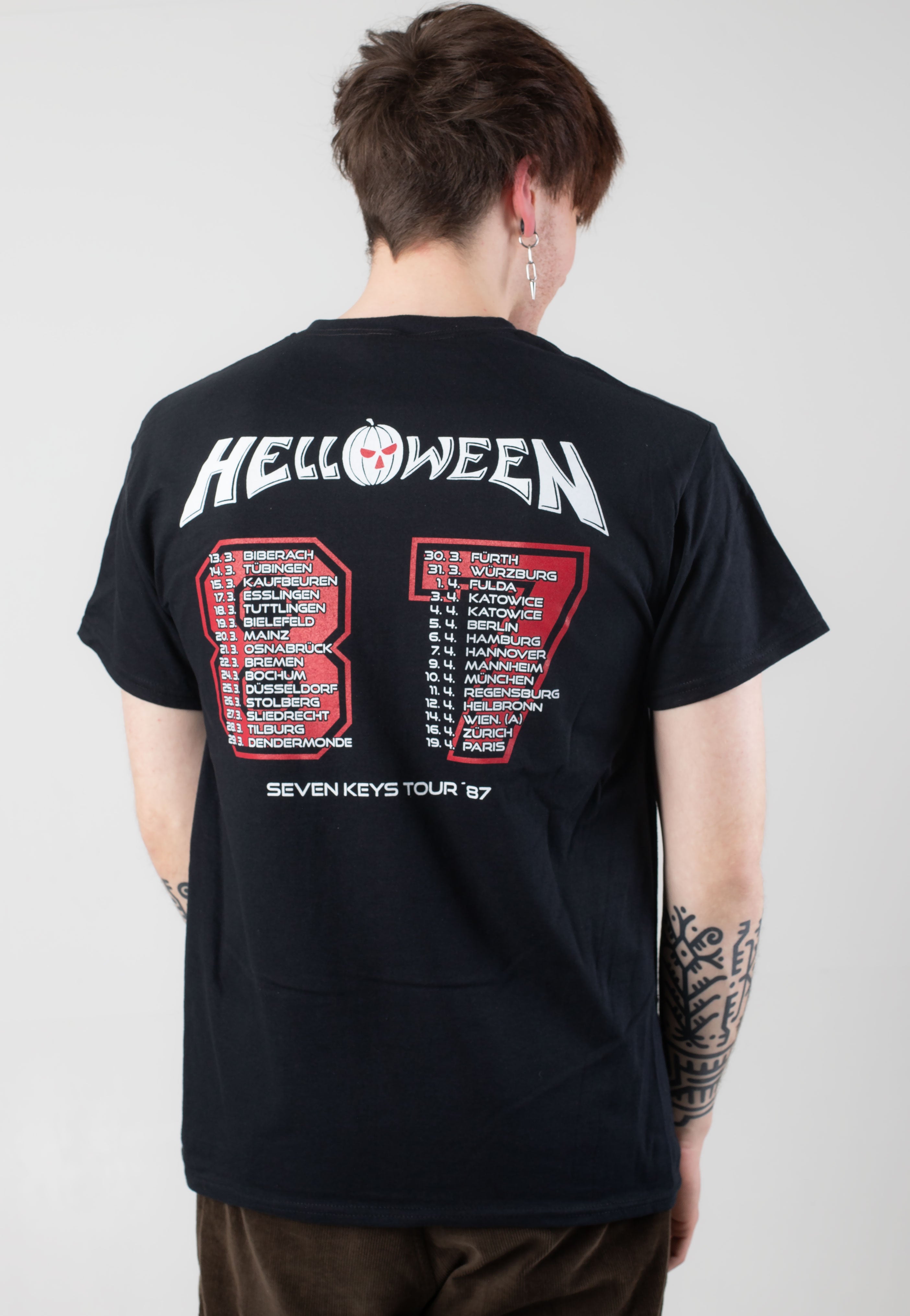 Helloween Seven Keys Tour 87 - T-Shirt | Impericon