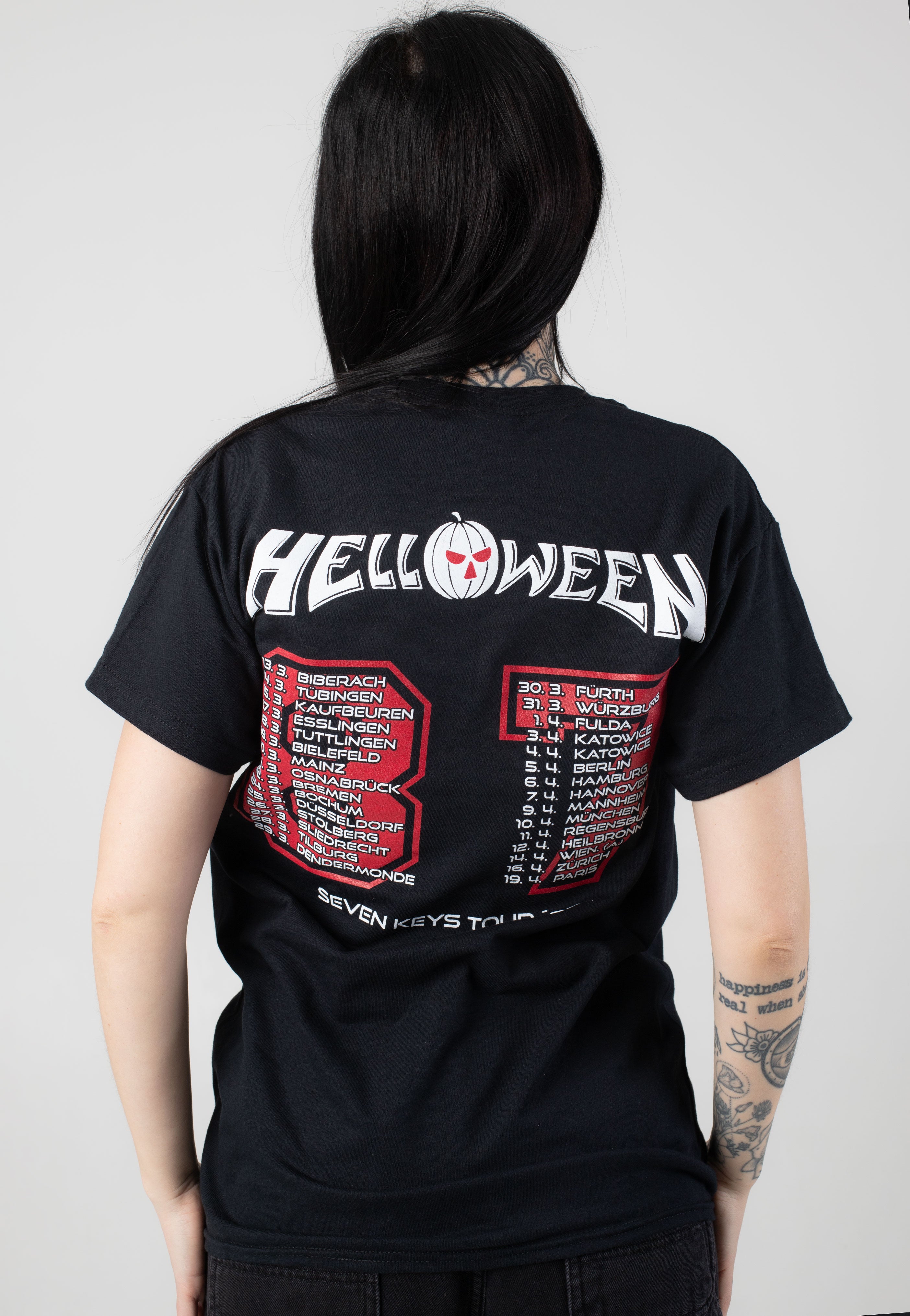 HELLOWEEN/Tシャツ　Lサイズ Helloween Seven Keys Tour 87 - T-Shirt | Impericon