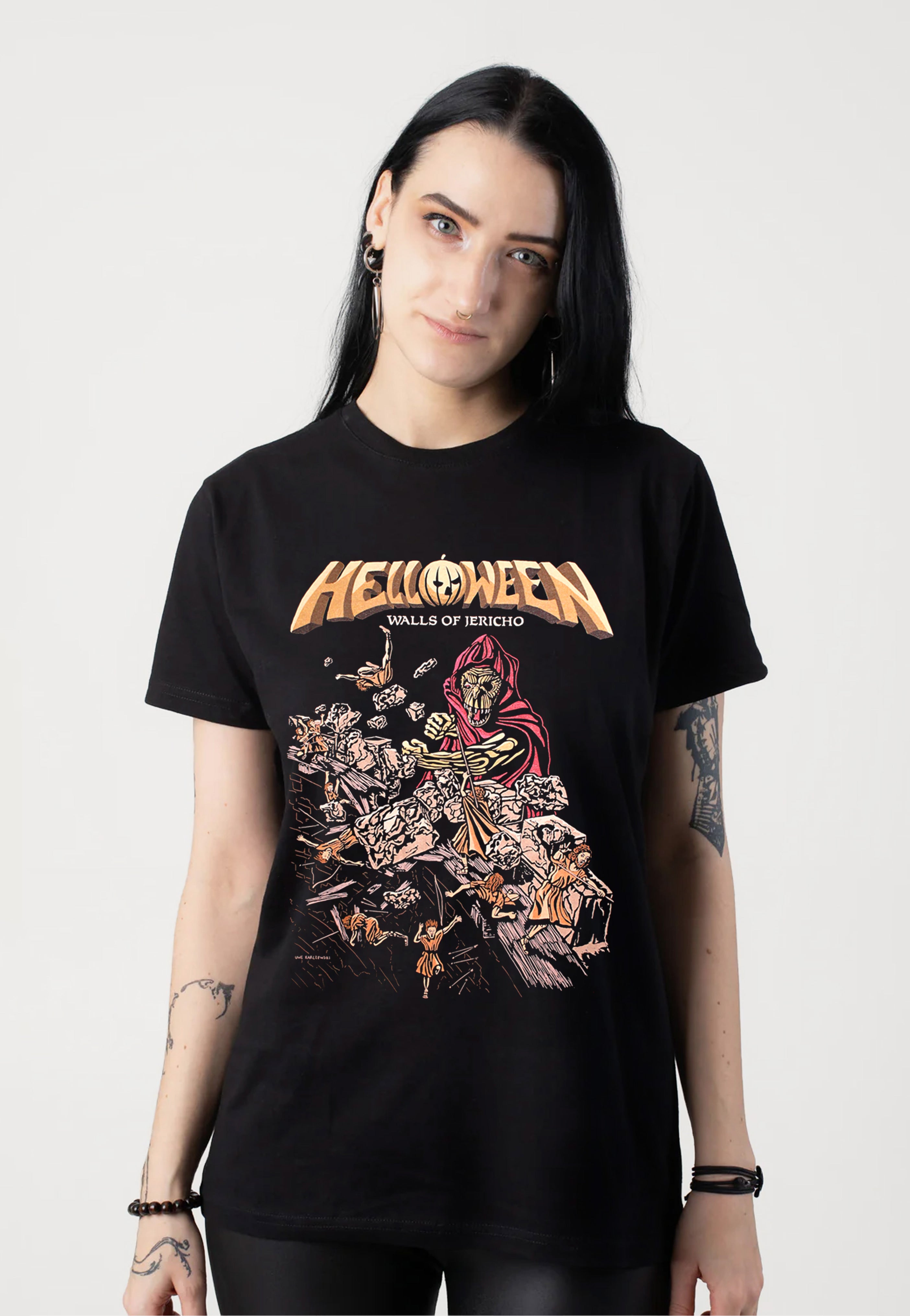 Helloween - Walls Of Jericho - T-Shirt | Neutral-Image