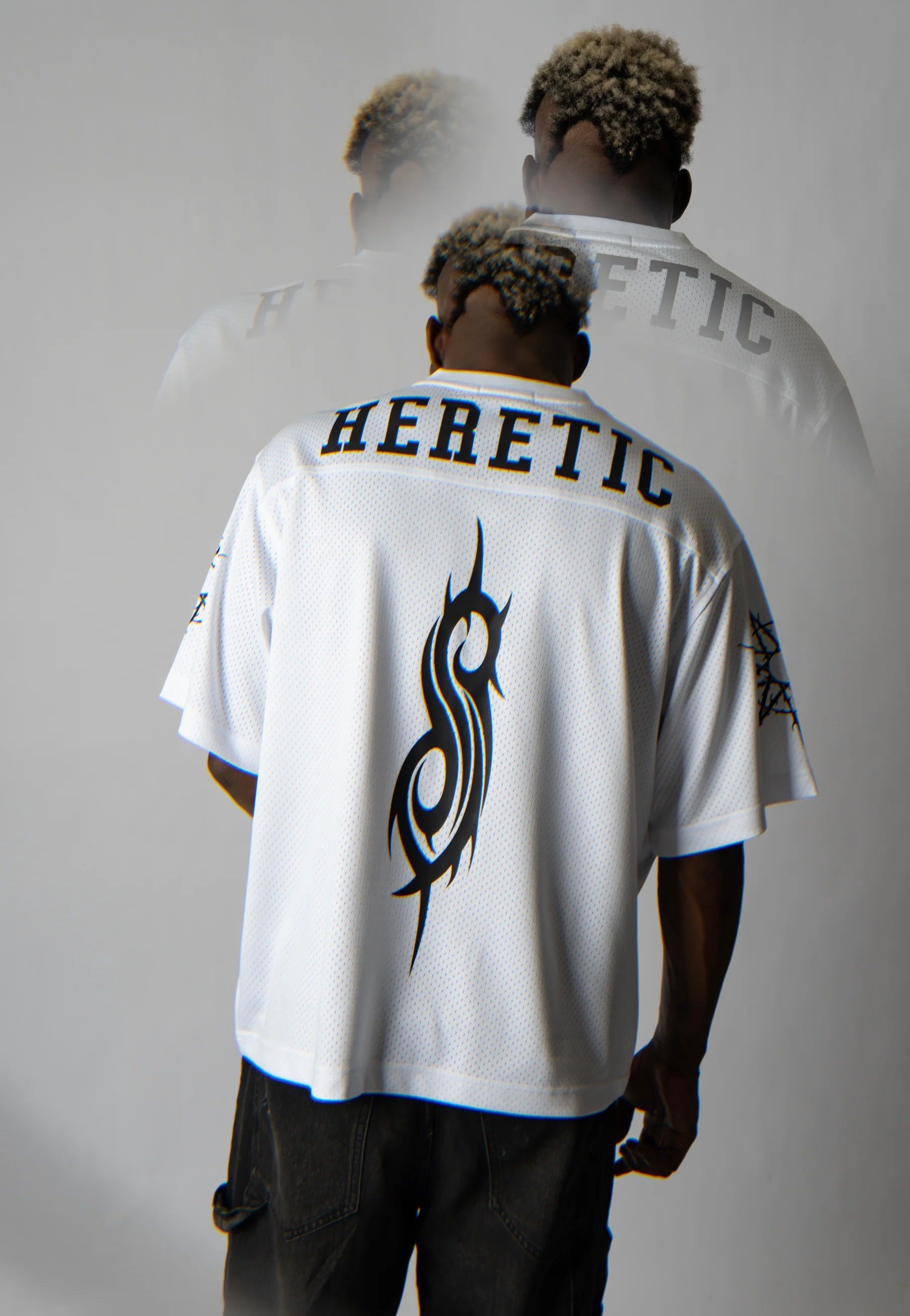 Welcome x Slipknot - Heretic Football White - Jersey | Men-Image