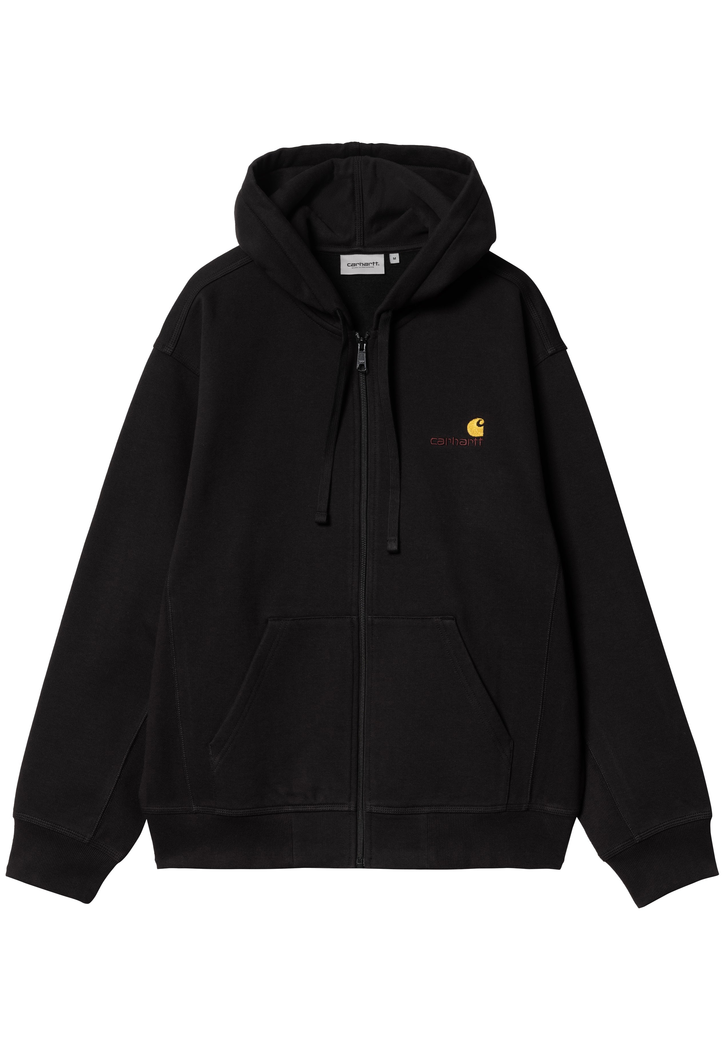 Carhartt WIP - Hooded American Script Black - Zipper | Impericon