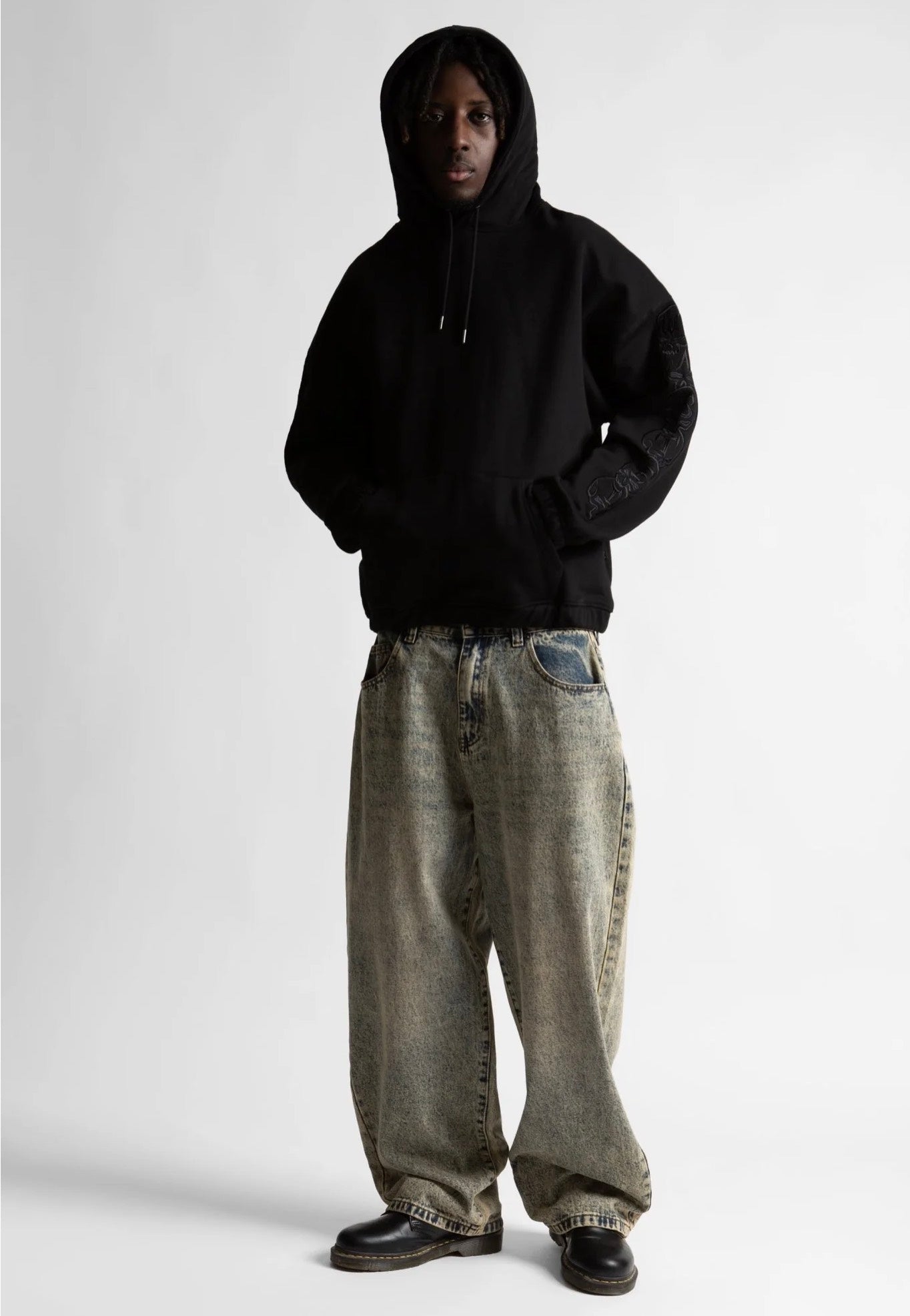 Wasted Paris - Bury Boxy Black - Hoodie | Men-Image