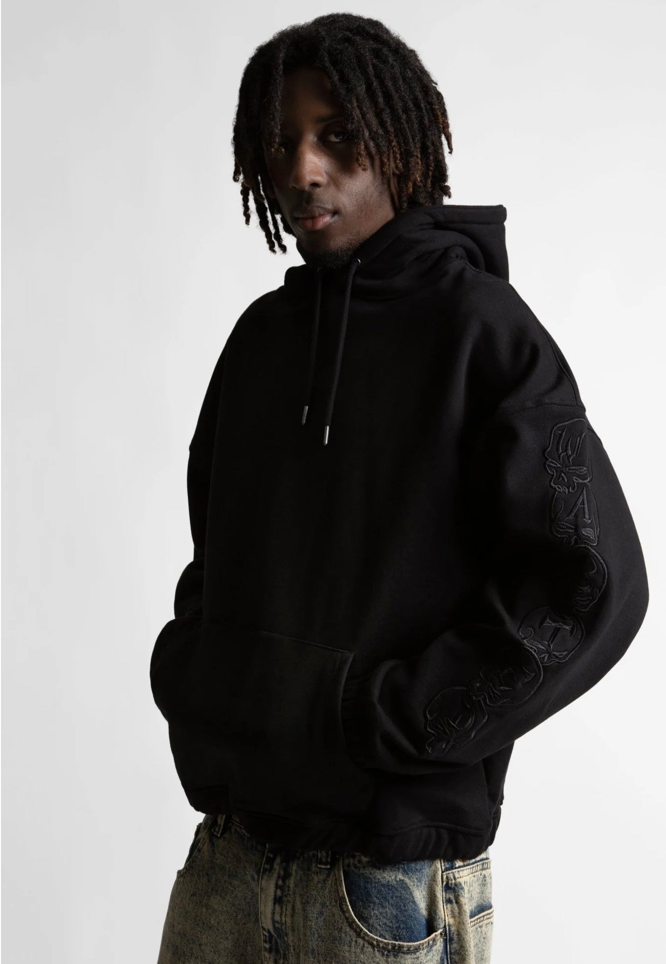 Wasted Paris - Bury Boxy Black - Hoodie | Men-Image