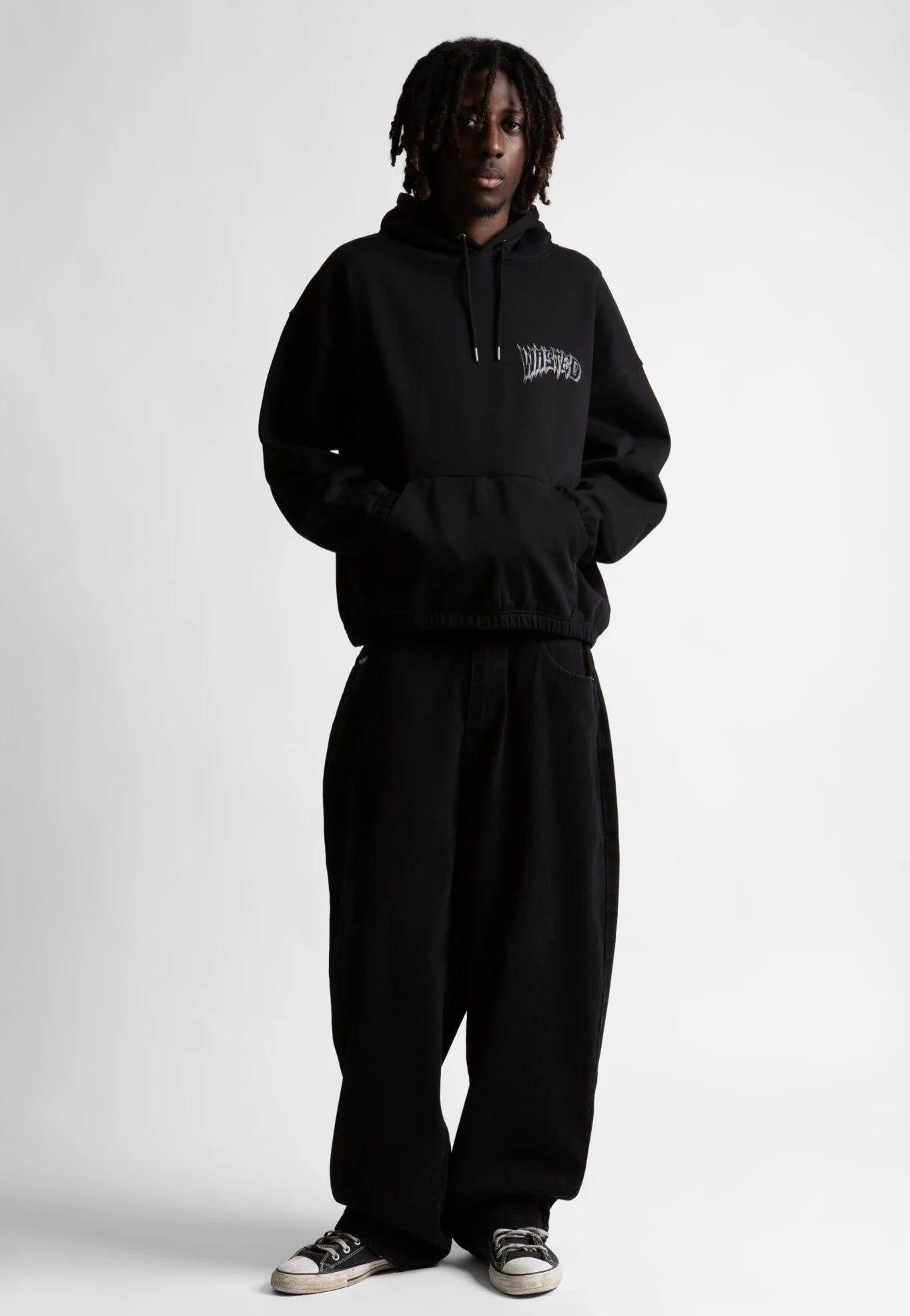 Wasted Paris - Harvest Boxy Black - Hoodie | Men-Image