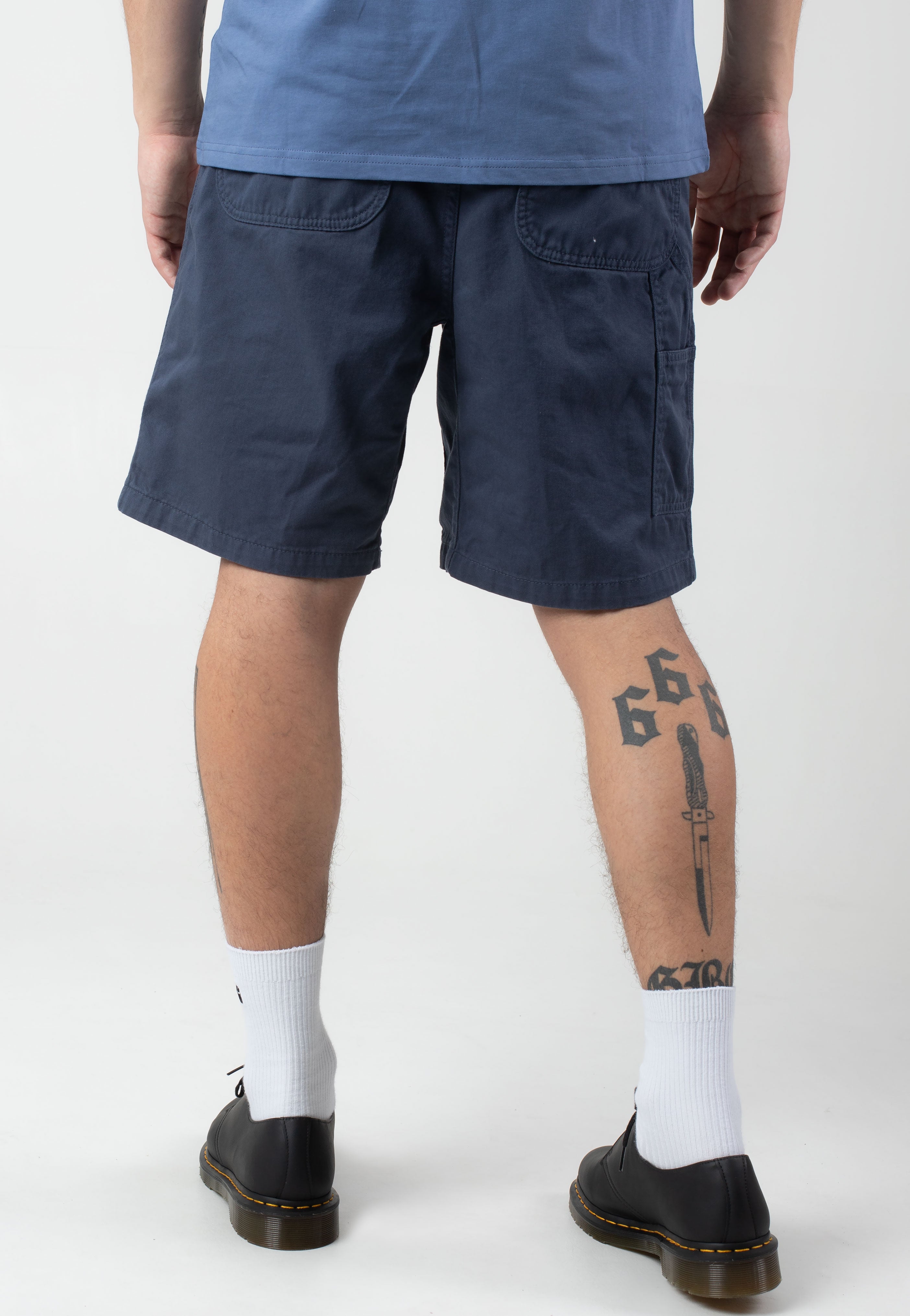 Carhartt WIP - Flint Garment Dyed Dusky Blue - Shorts | Men-Image